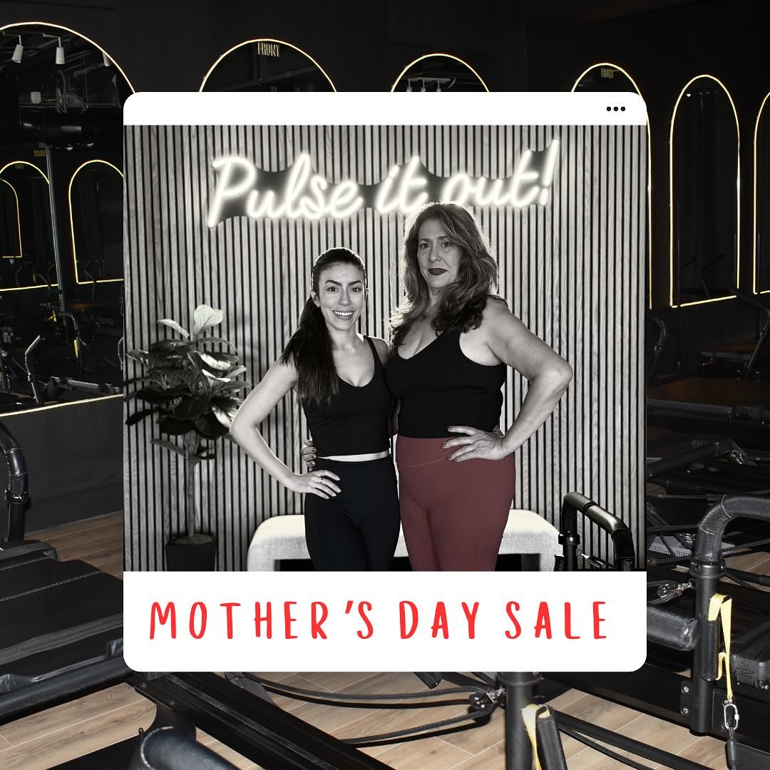 Come Pulse it Out with your mom this Mother&rsquo;s Day! Bring your #1 lady to class or buy her a gift card pack as a Mother&rsquo;s Day Gift🖤💛 **Deal ends on 5/12**