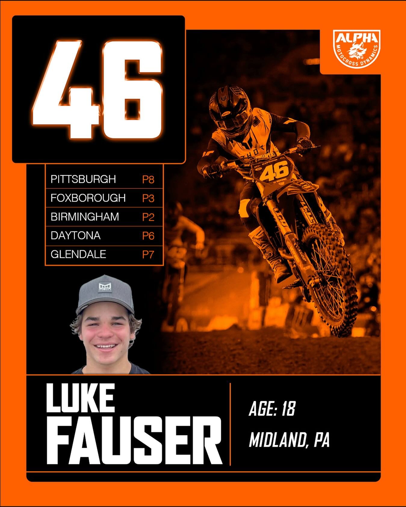 More than ready to take it outdoors with @luke462. Tons of progress was made in SX &amp; now it's time to dig in MX. Let's make it happen! #ALPHA #MOTO #FIT 🟠✊🏼