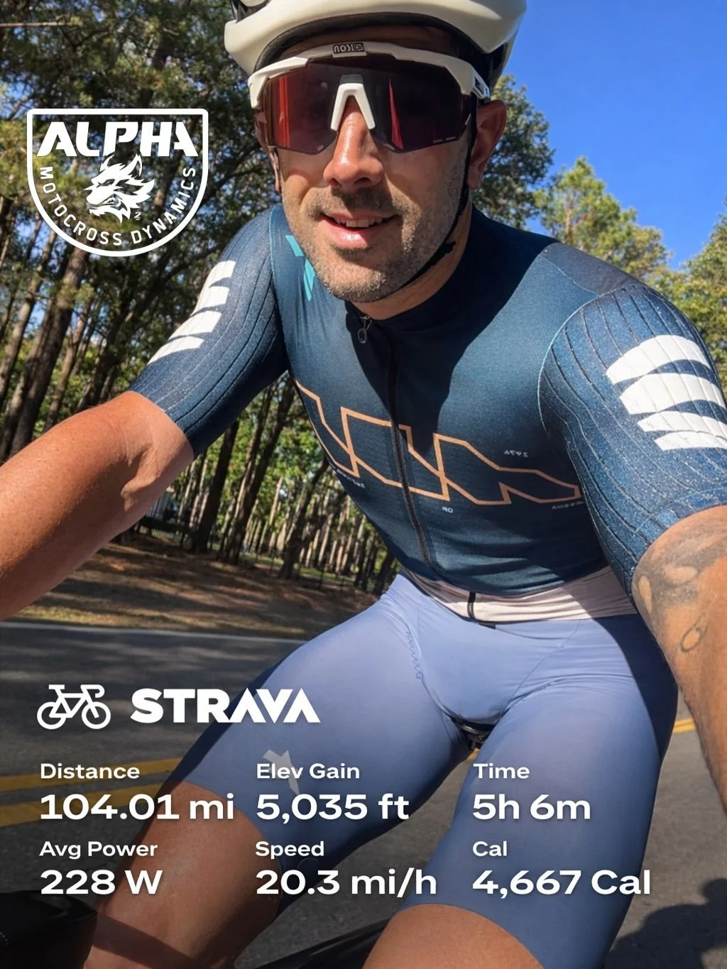 Insane 100 mile push from Coach @pj.orgass! Get working with us to see the difference! 🔋

#alpha #cycling #roadbike #training #fitness