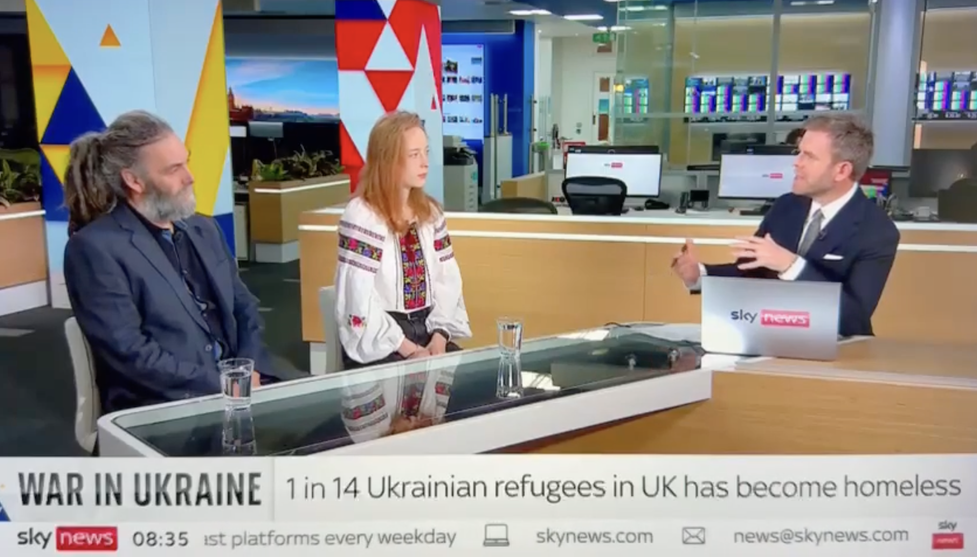 Nadiya Co-Founders Advocate for Refugee Support on Sky News Breakfast Show