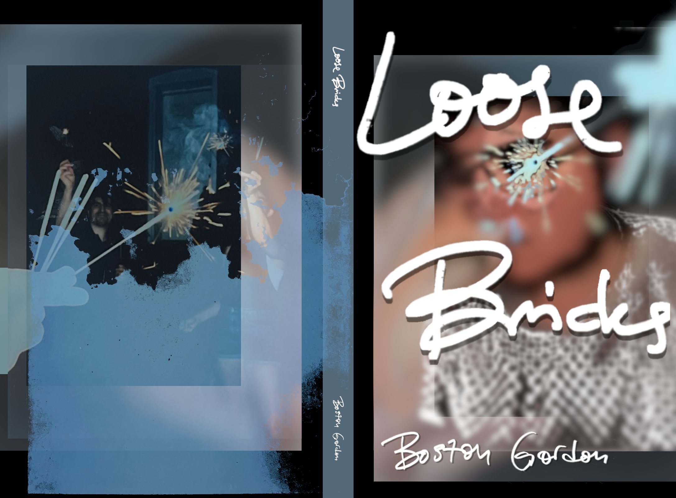 Wraparound cover design for Loose Bricks, published by Small Harbor Publishing 2025