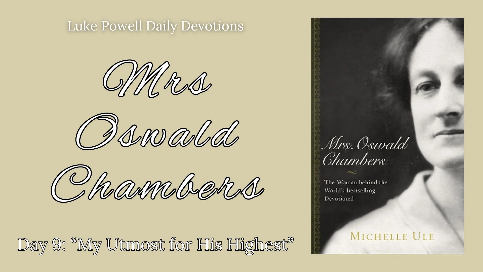 “My Utmost for His Highest”