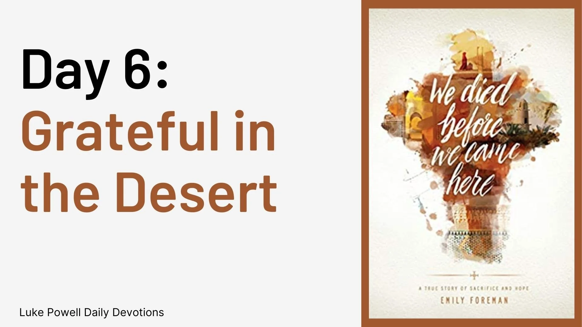 Grateful in the Desert