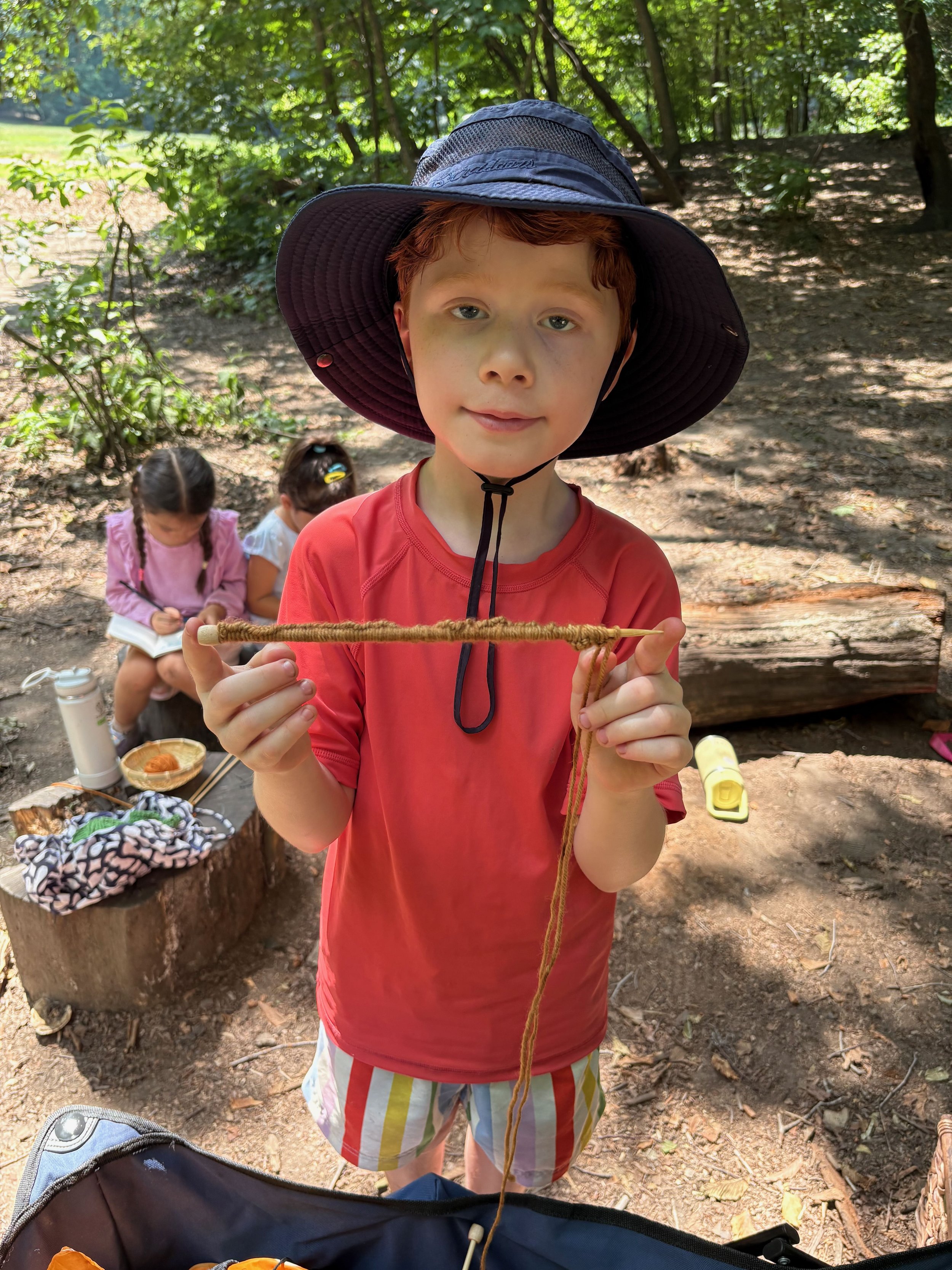 Casting-On a Knitting Needle