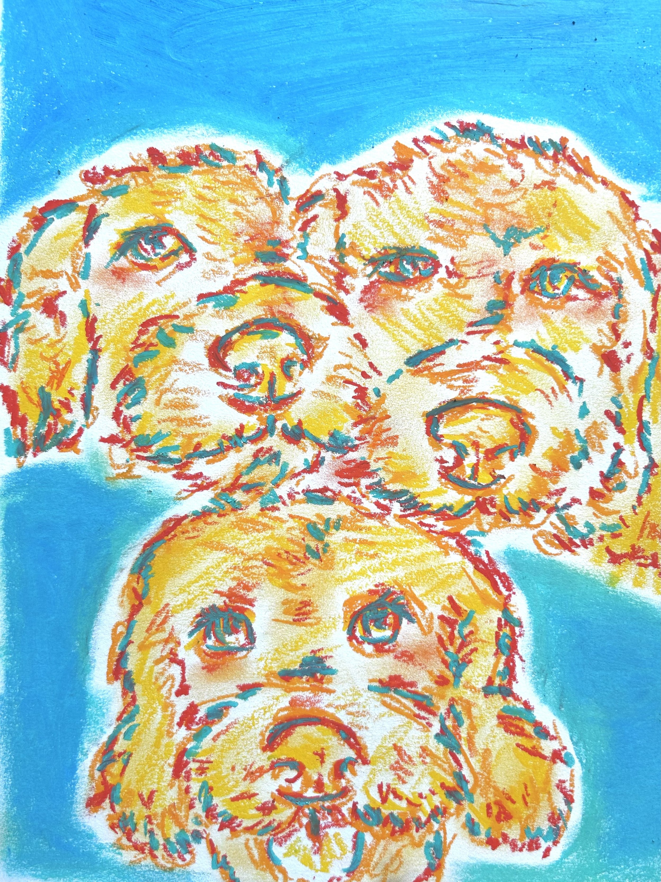 My sweet baby boy, I love him so much that I can draw him everyday. He has so much love in his tiny little heart. Someone I recently met, said this, "They are God's gift." I asked for miracles, and I never realized the one I begged for my whole life 