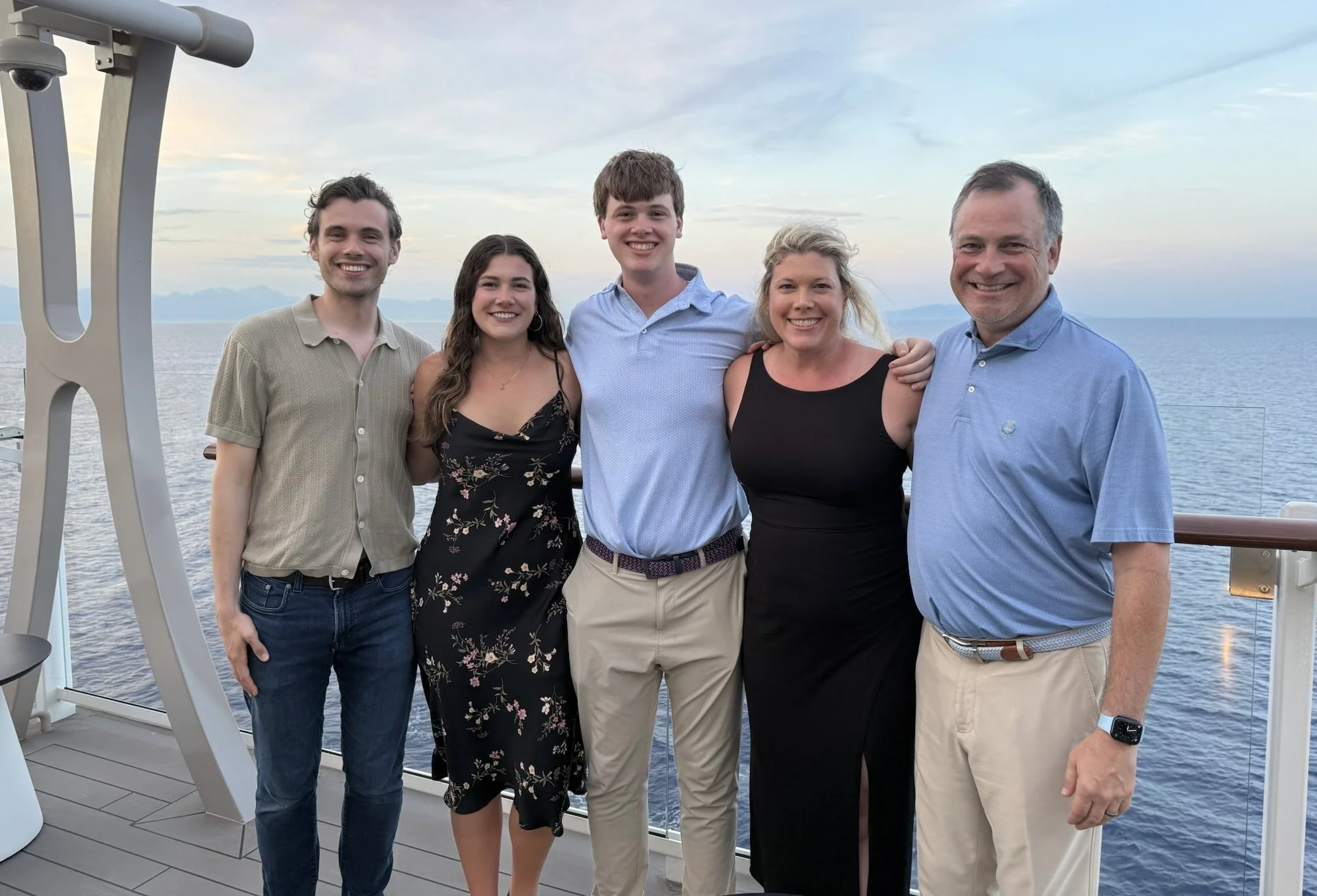 Holly McKinley professional organizer with her husband and three adult children