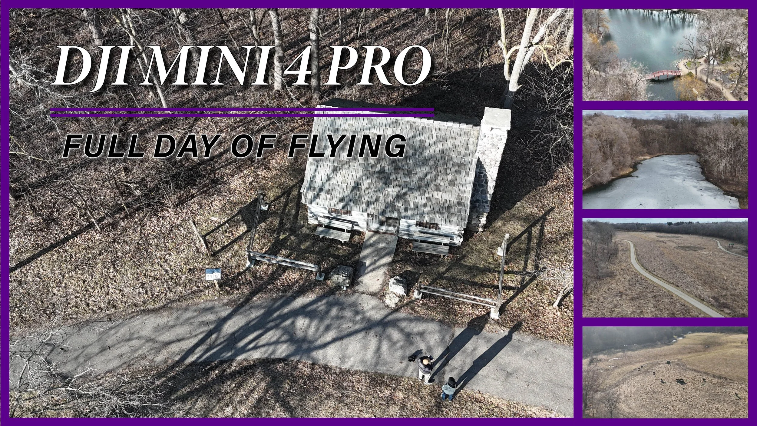 All-day drone flying outing video: