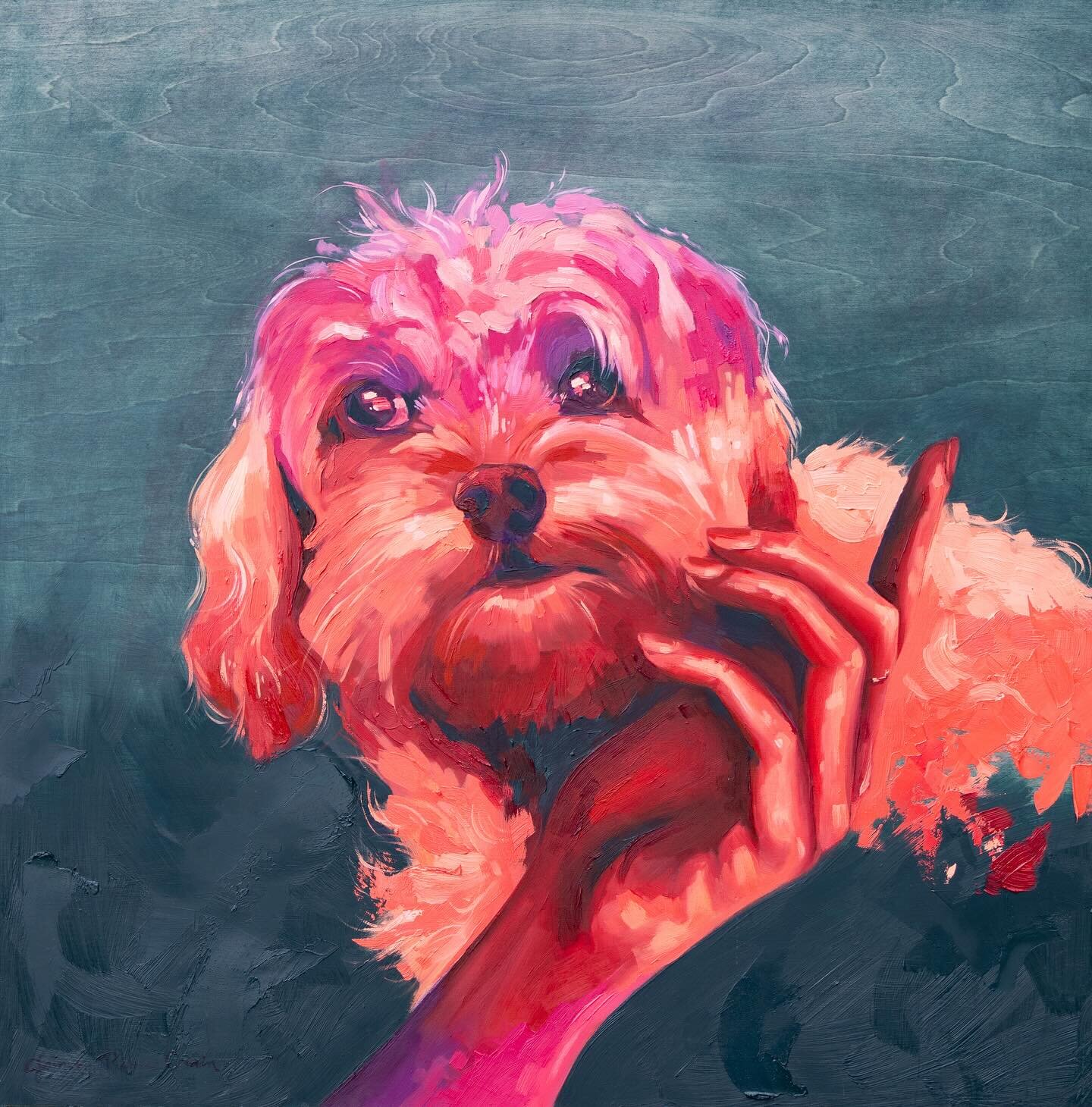 I have custom paintings available (pet portraits included)! This is the perfect option for someone who connects with my work but is a little extra sentimental. Commissioning a custom piece from me is like taking a little leap to infuse some more colo