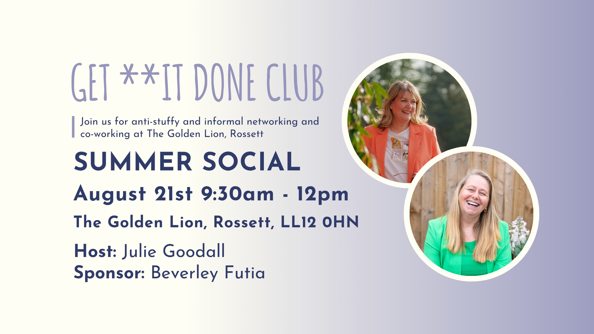 GET **IT DONE CLUB Wrexham - august