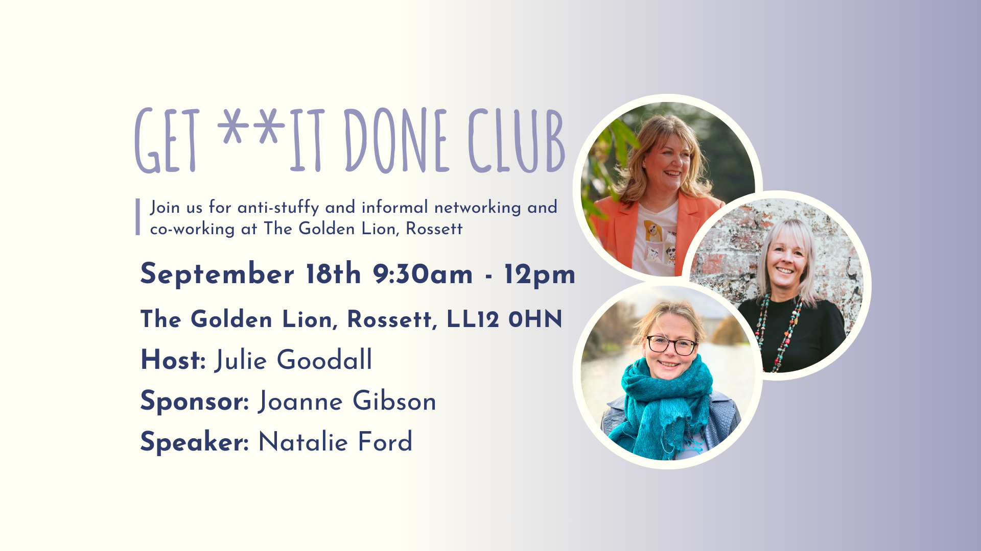 GET **IT DONE CLUB Wrexham - september