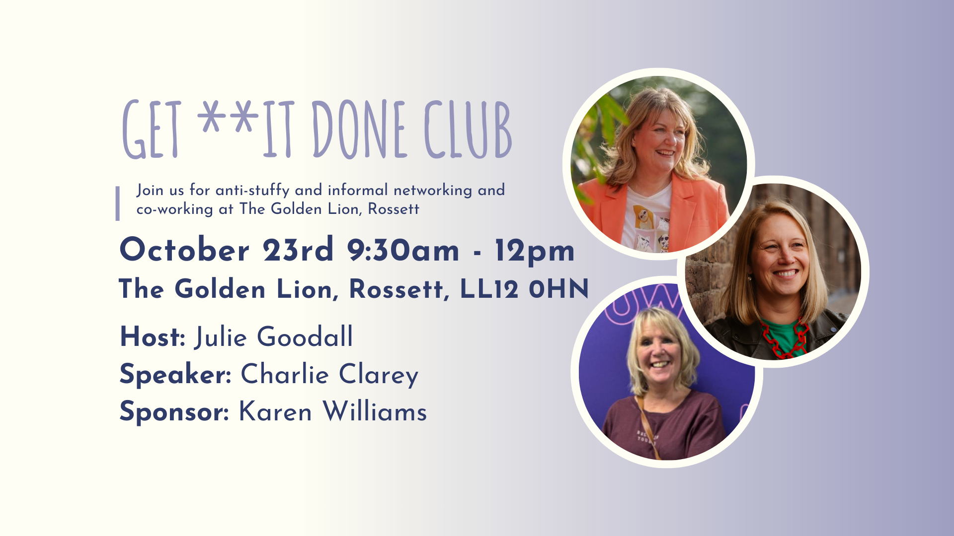 GET **IT DONE CLUB Wrexham - october