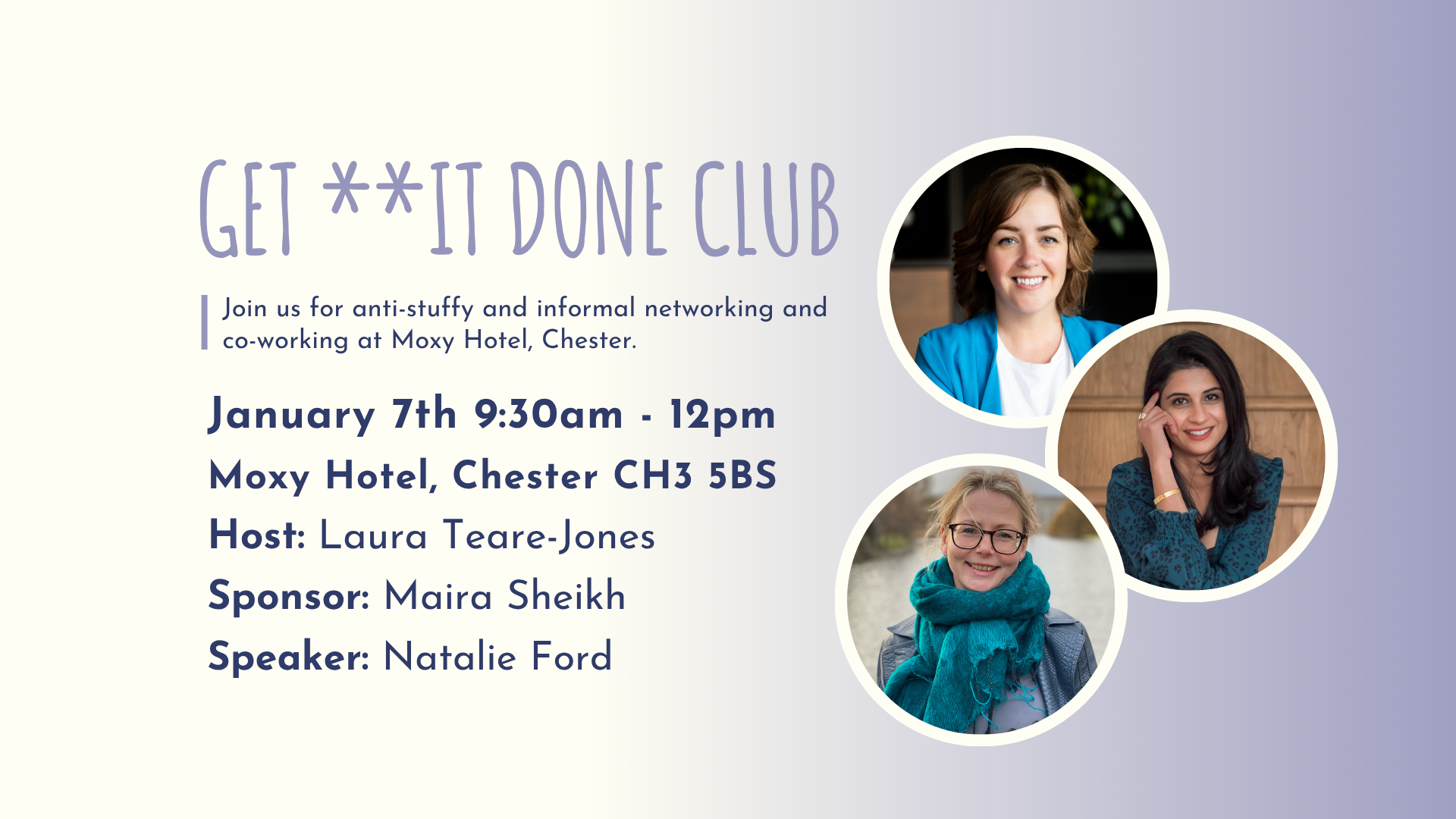 GET **IT DONE CLUB CHESTER - January