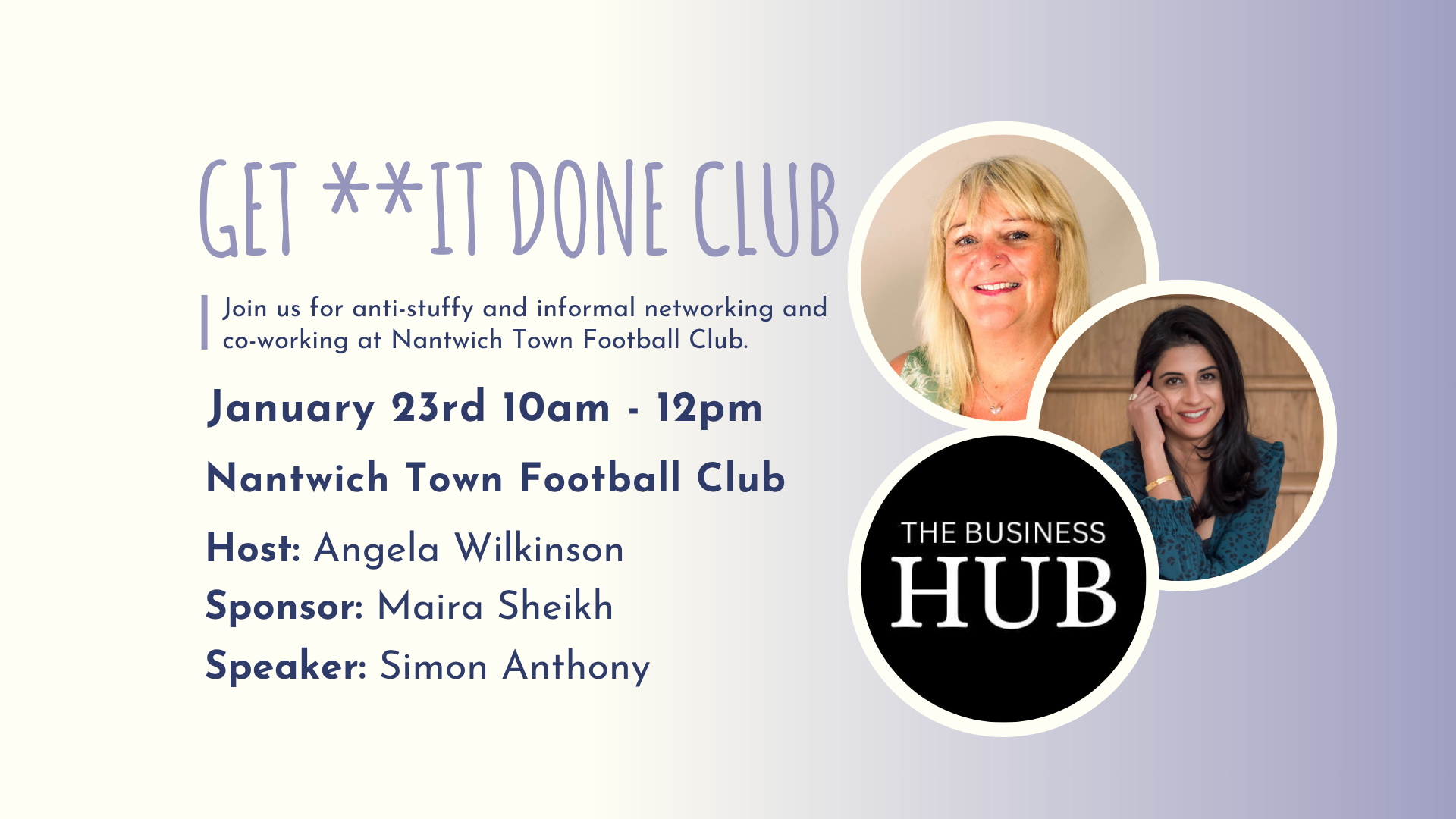 GET **IT DONE CLUB Nantwich january