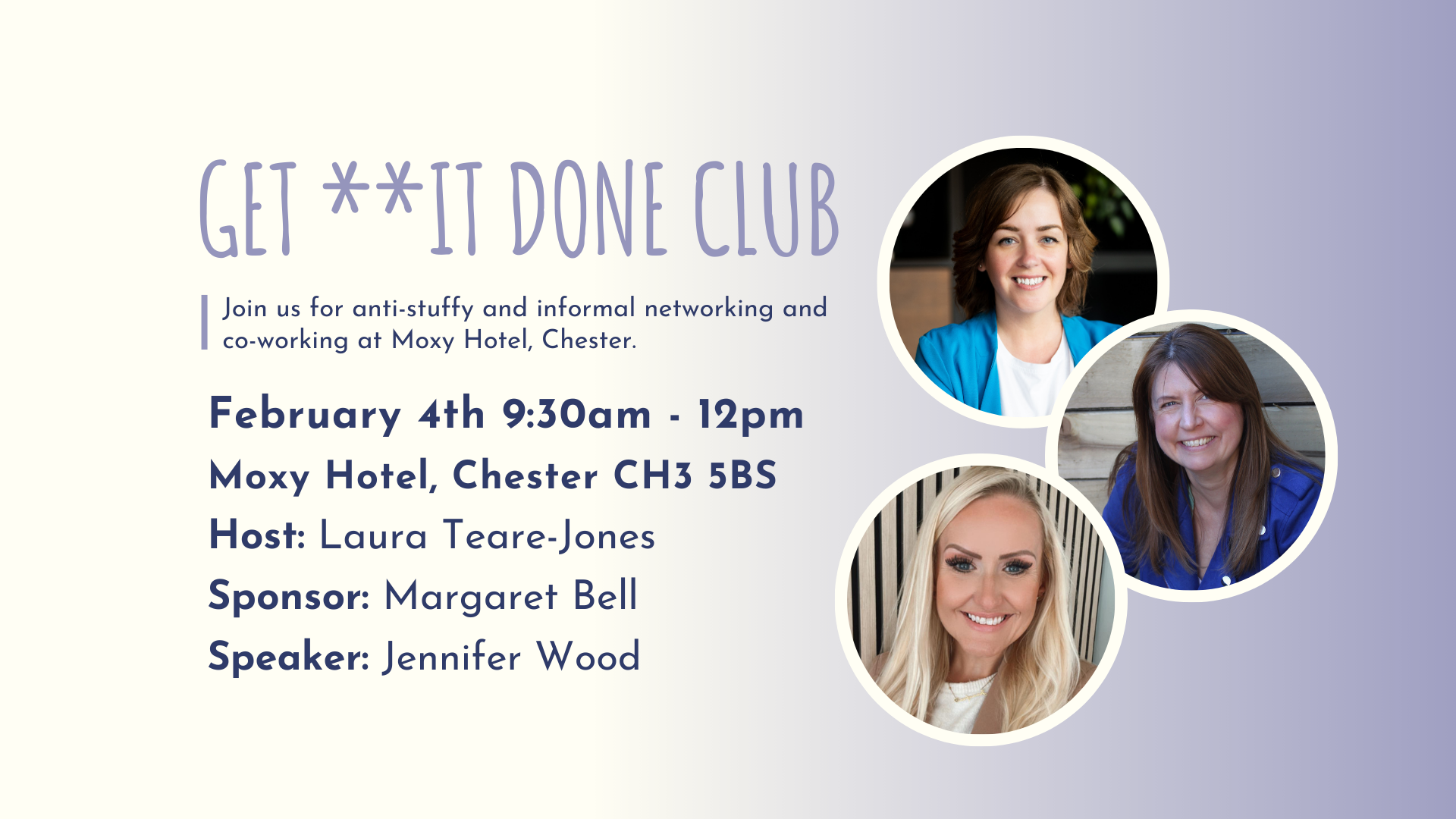 GET **IT DONE CLUB CHESTER - february