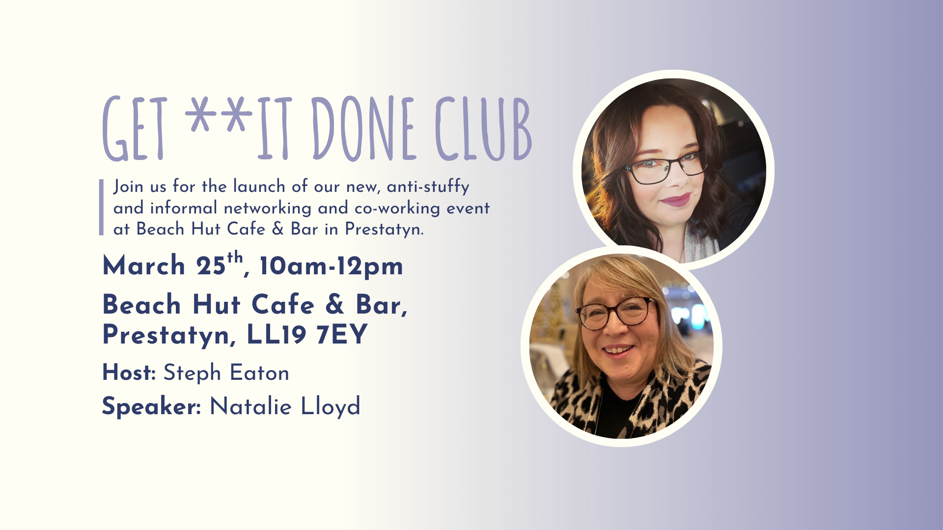 GET **IT DONE CLUB Prestatyn - March