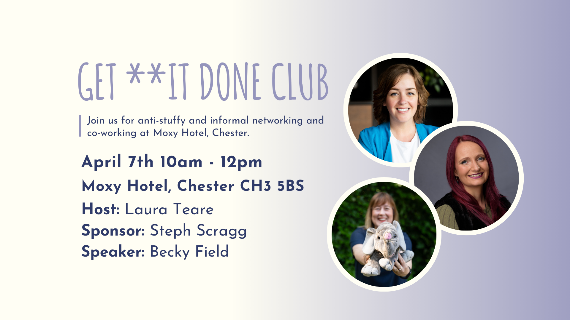 GET **IT DONE CLUB CHESTER - April