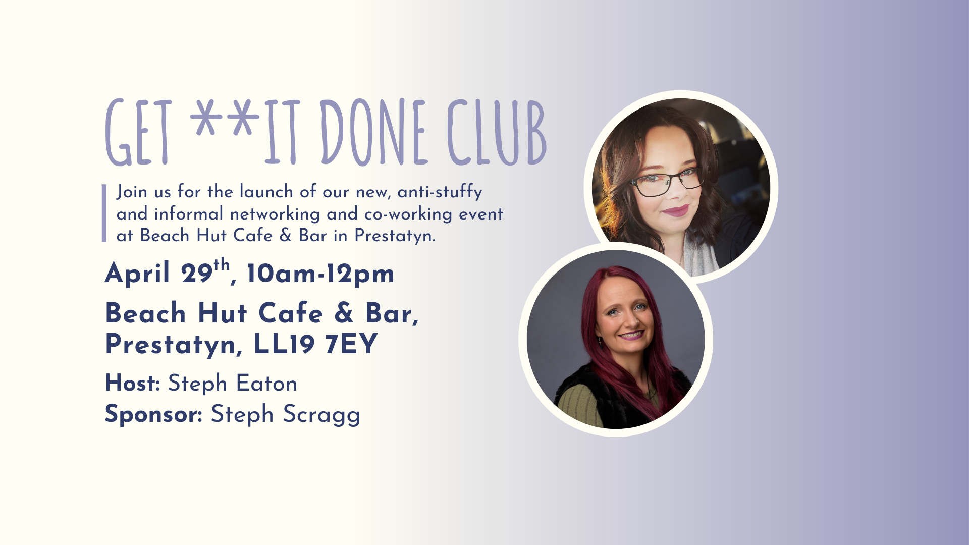 GET **IT DONE CLUB Prestatyn - April