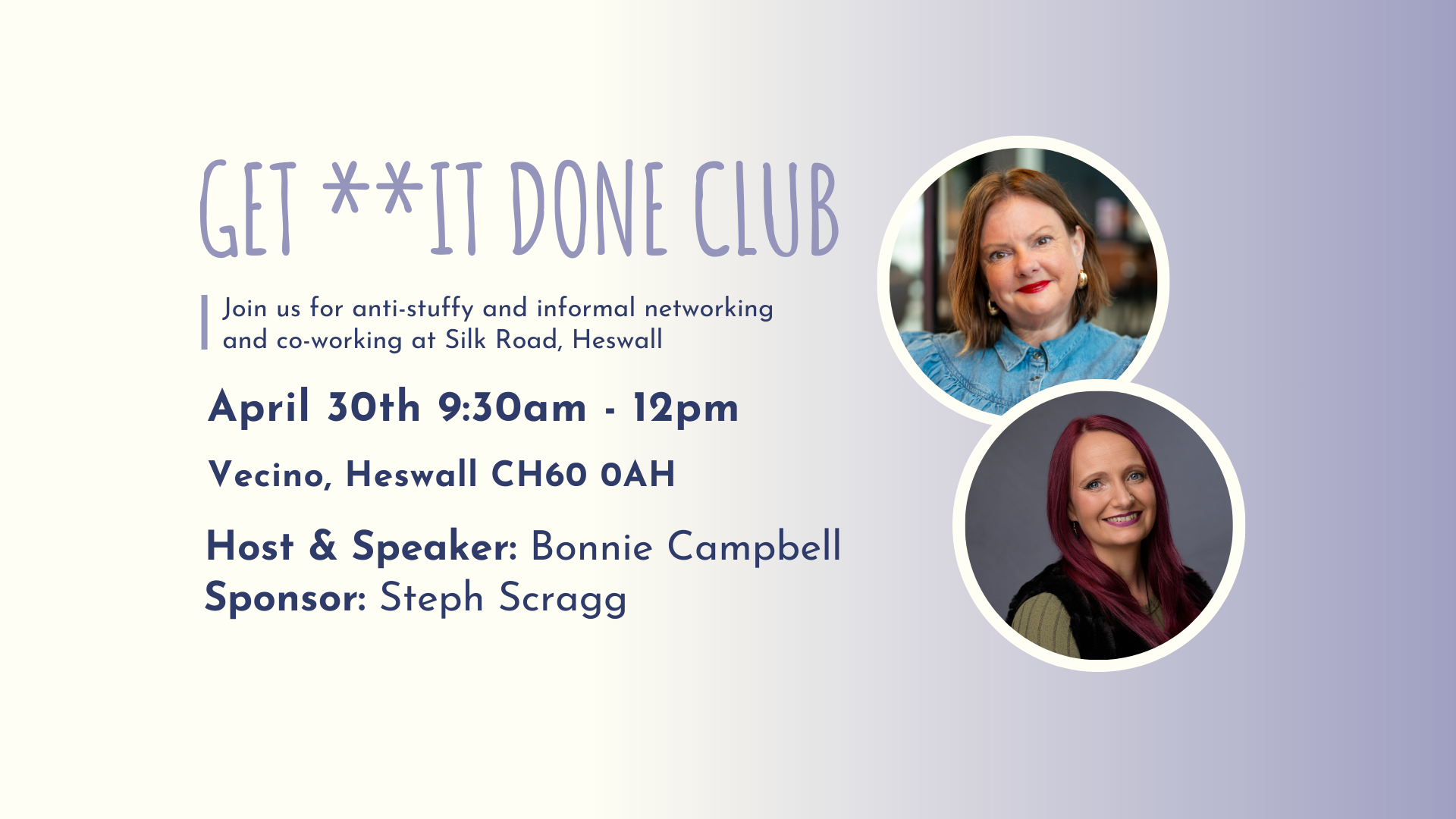 GET **IT DONE CLUB Heswall April