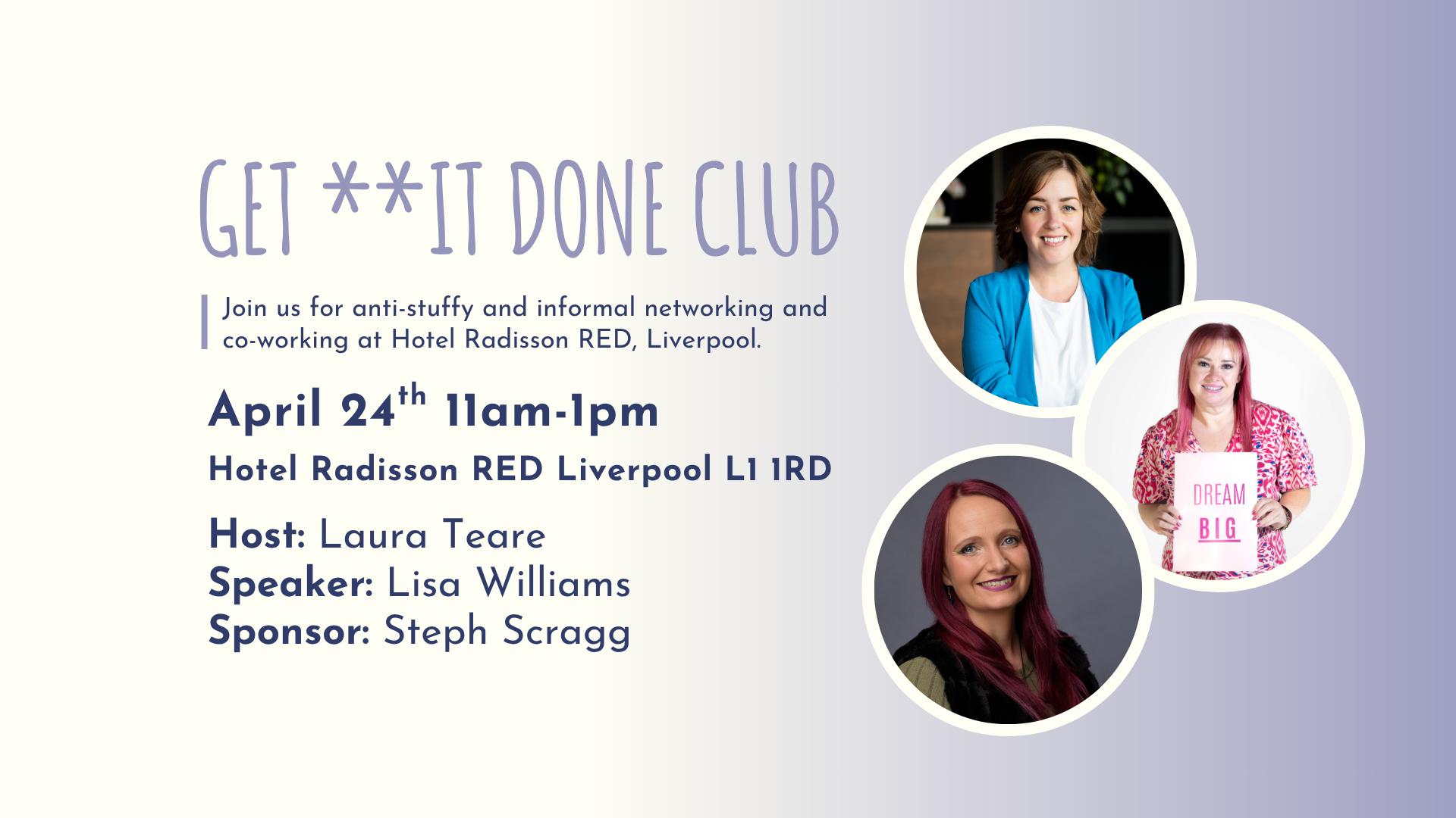 GET **IT DONE CLUB Liverpool - April