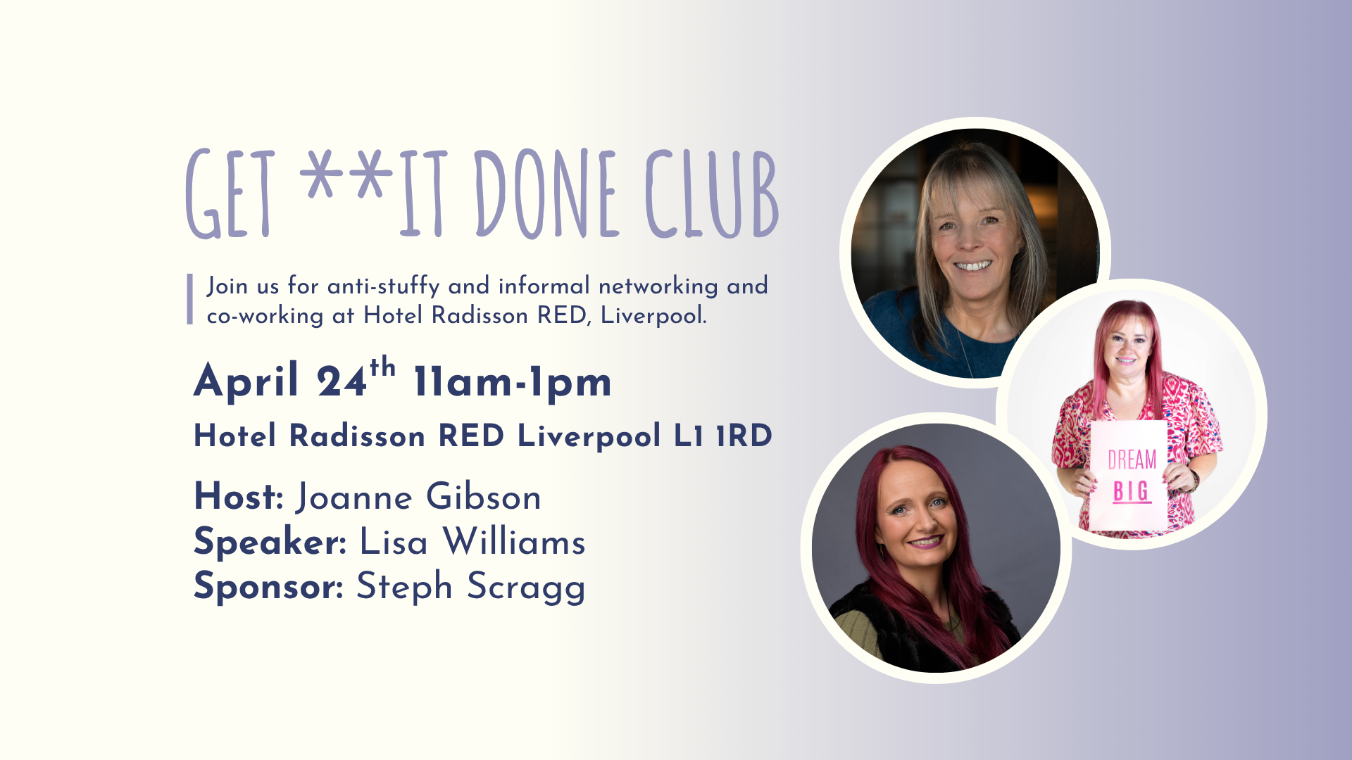 GET **IT DONE CLUB Liverpool - April