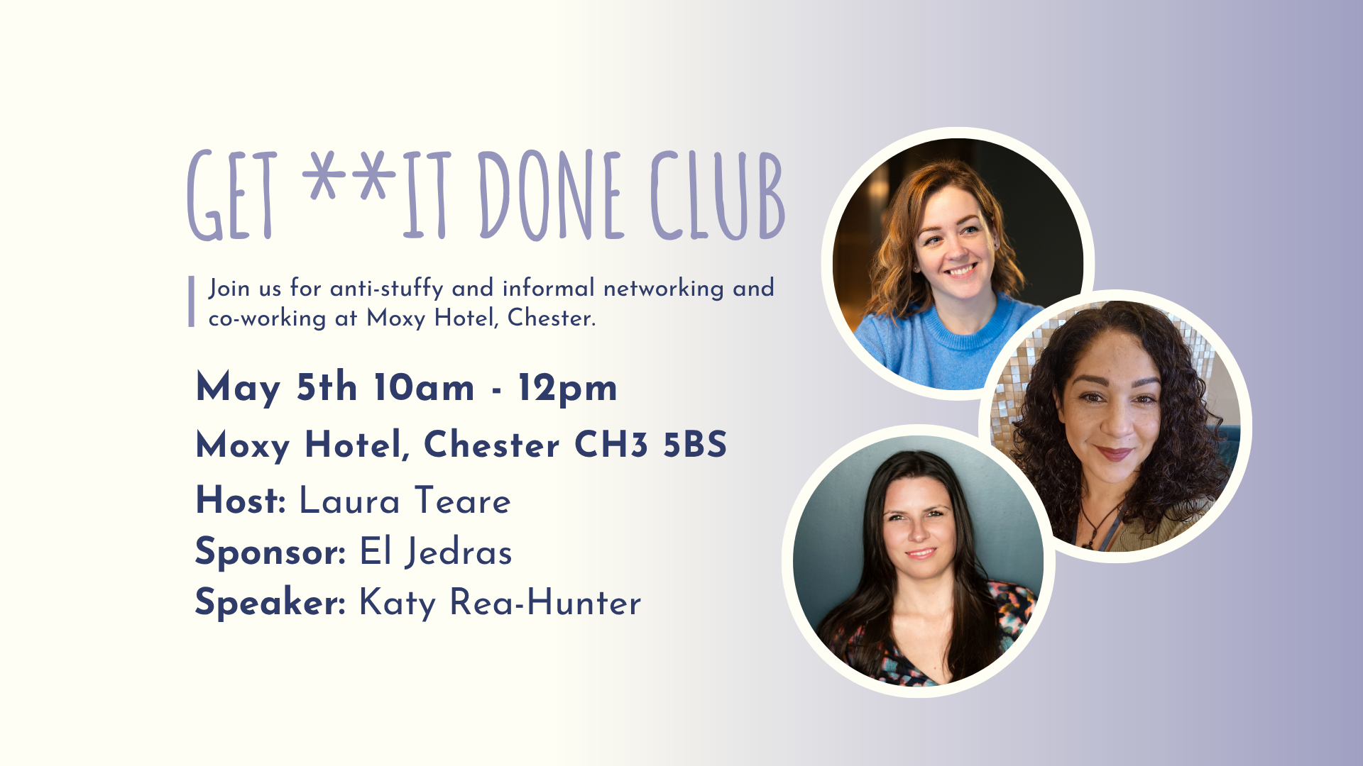 GET **IT DONE CLUB CHESTER - May