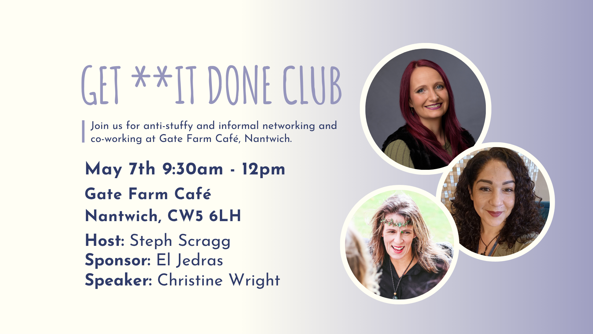 GET **IT DONE CLUB Nantwich May