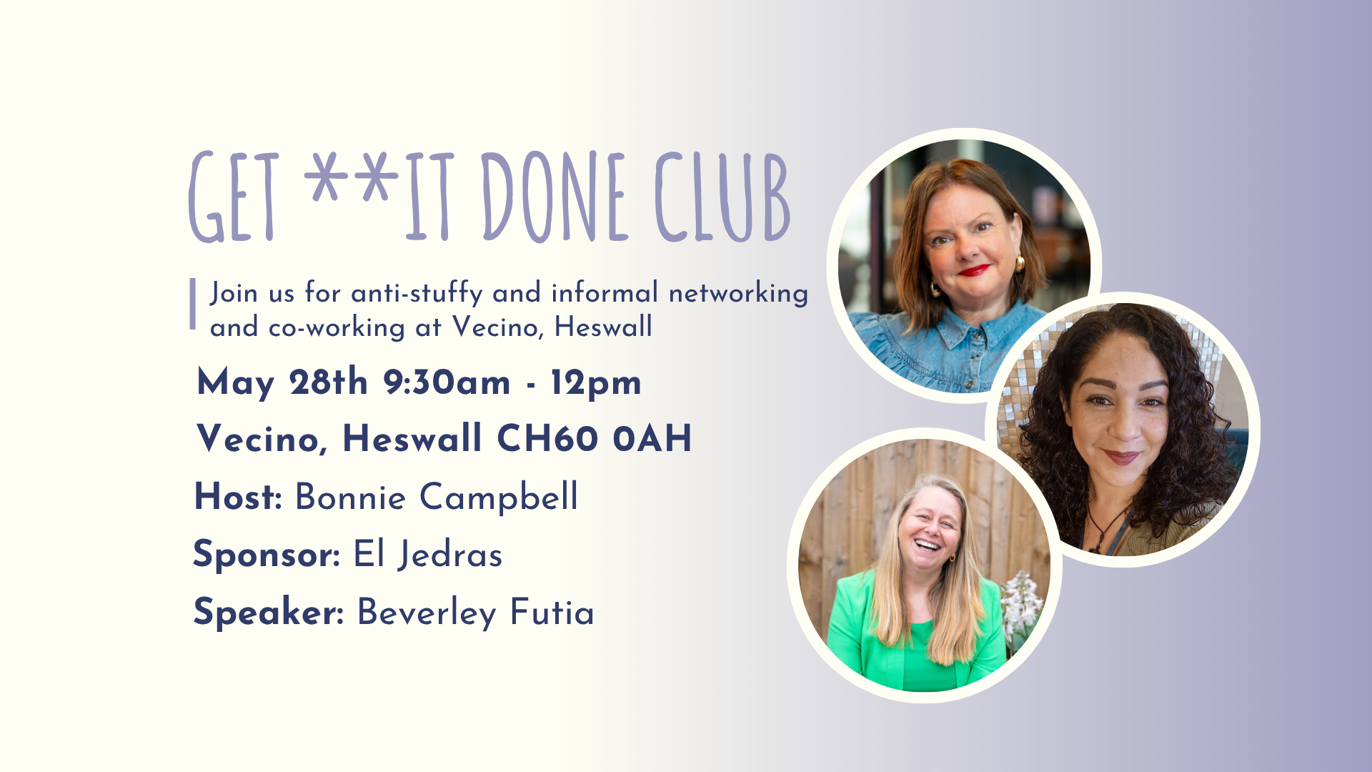 GET **IT DONE CLUB Heswall May