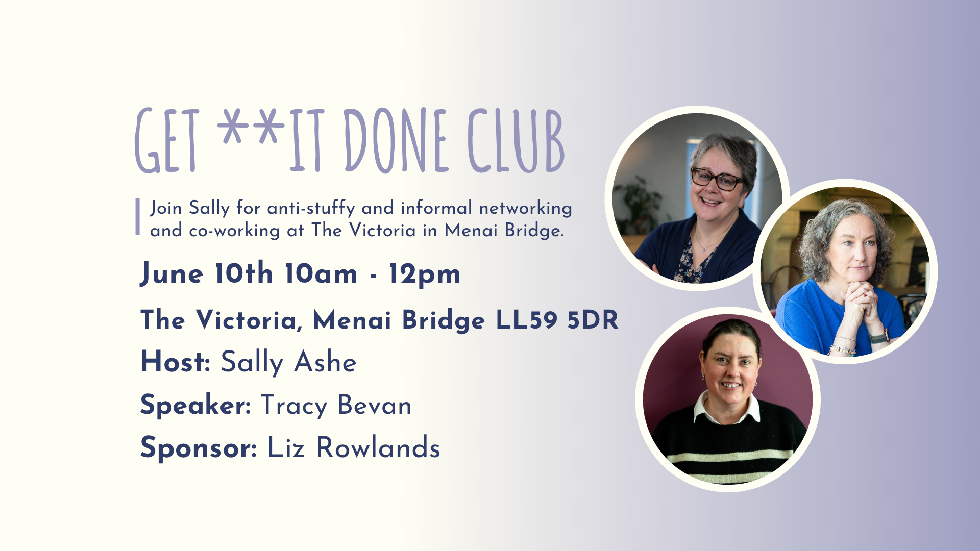 GET **IT DONE CLUB Anglesey - June