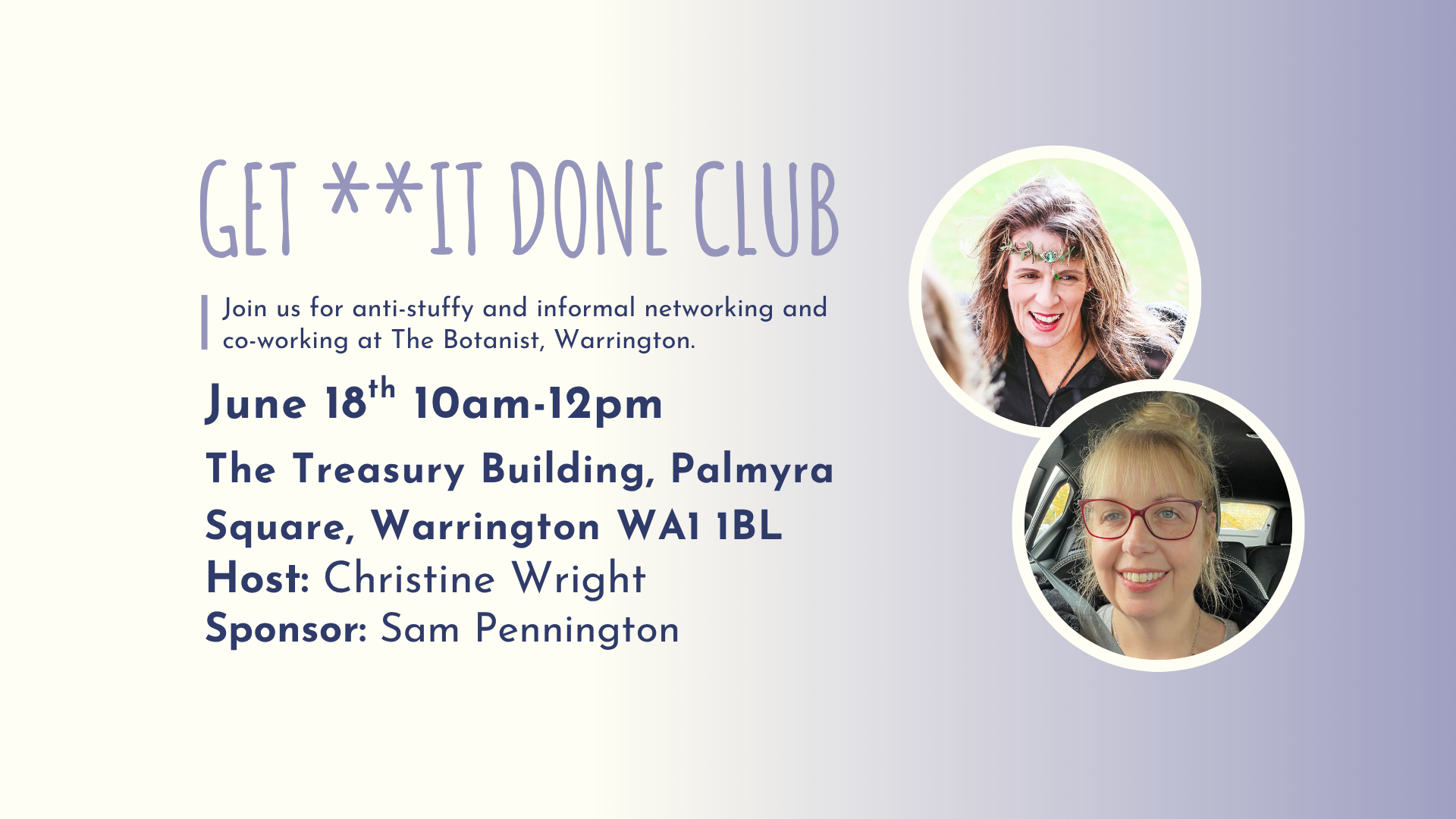 GET **IT DONE CLUB WARRINGTON - JUNE