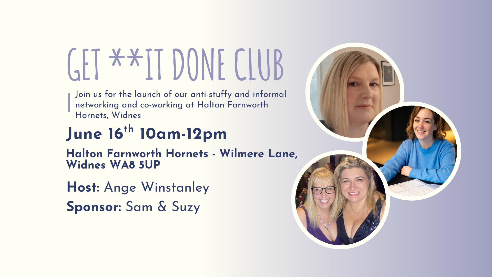 GET **IT DONE CLUB Widnes - june