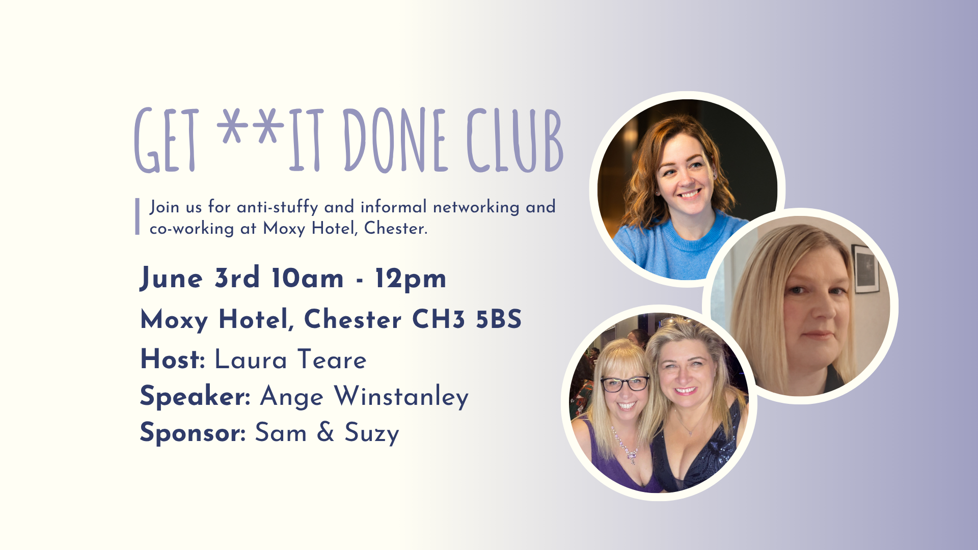 GET **IT DONE CLUB CHESTER - JUNE