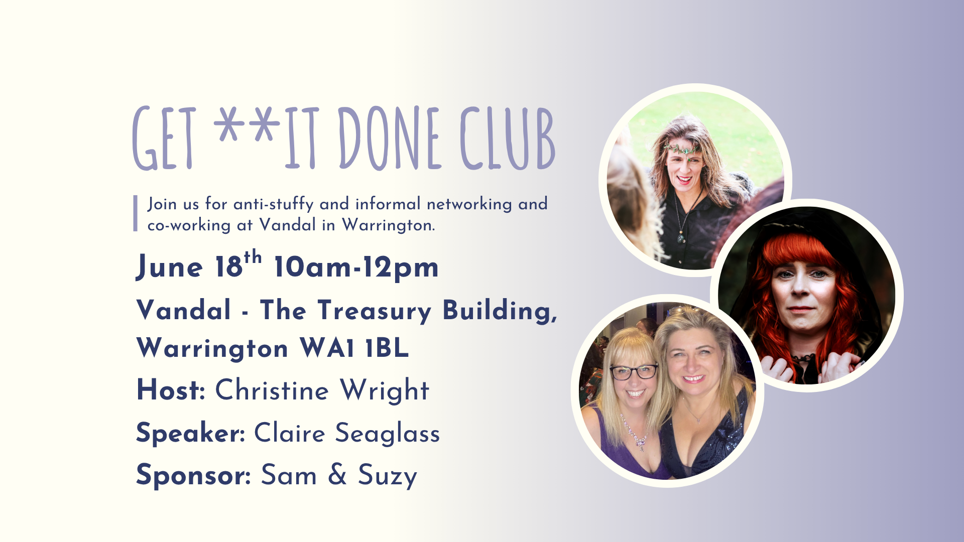 GET **IT DONE CLUB WARRINGTON - JUNE