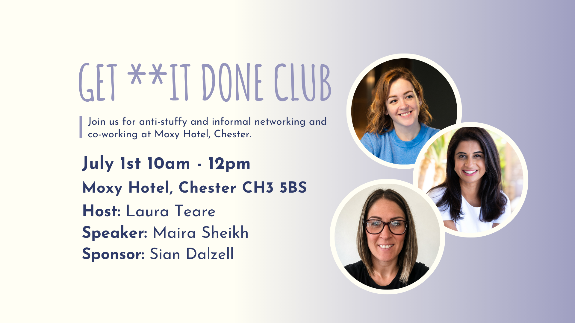 GET **IT DONE CLUB CHESTER - July