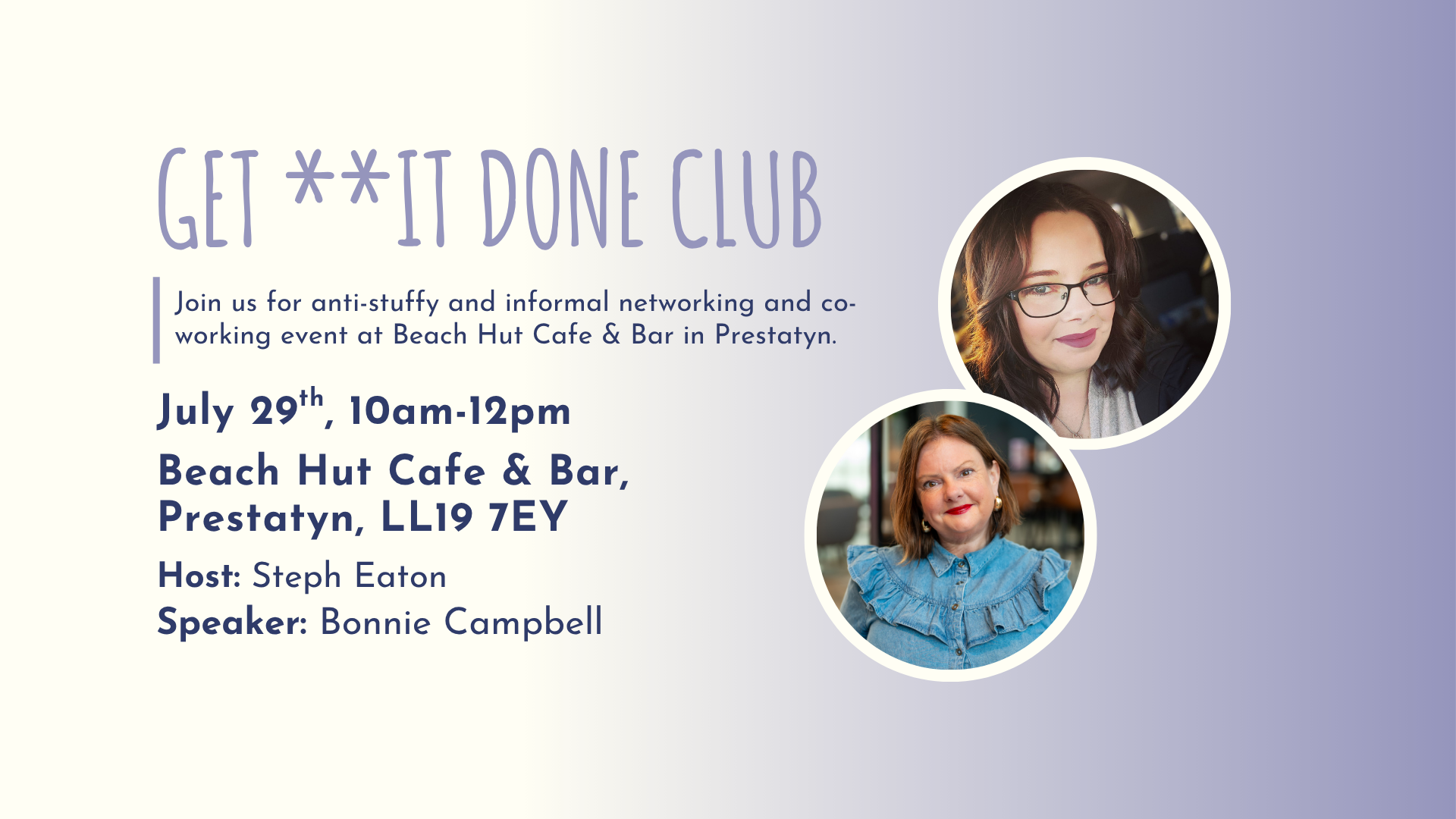 GET **IT DONE CLUB Prestatyn - July