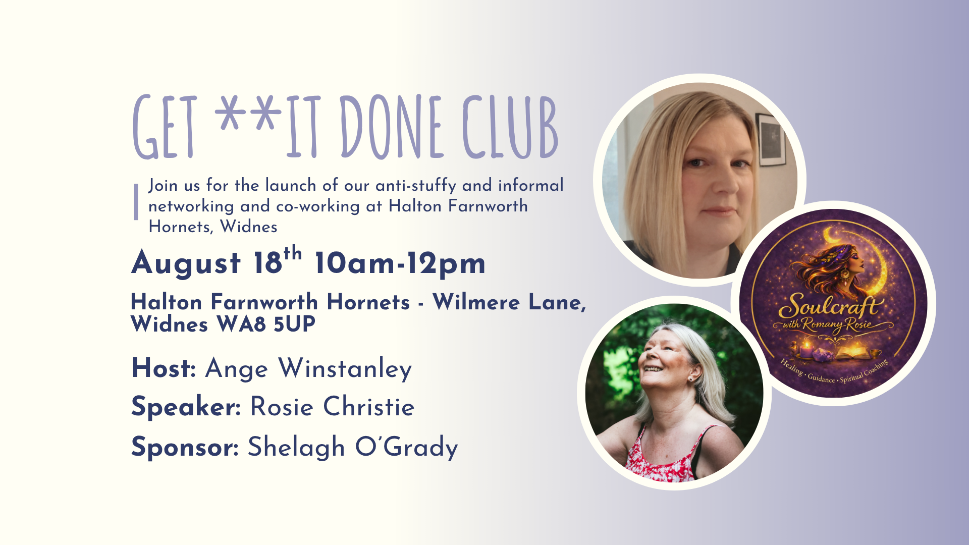 GET **IT DONE CLUB Widnes - August