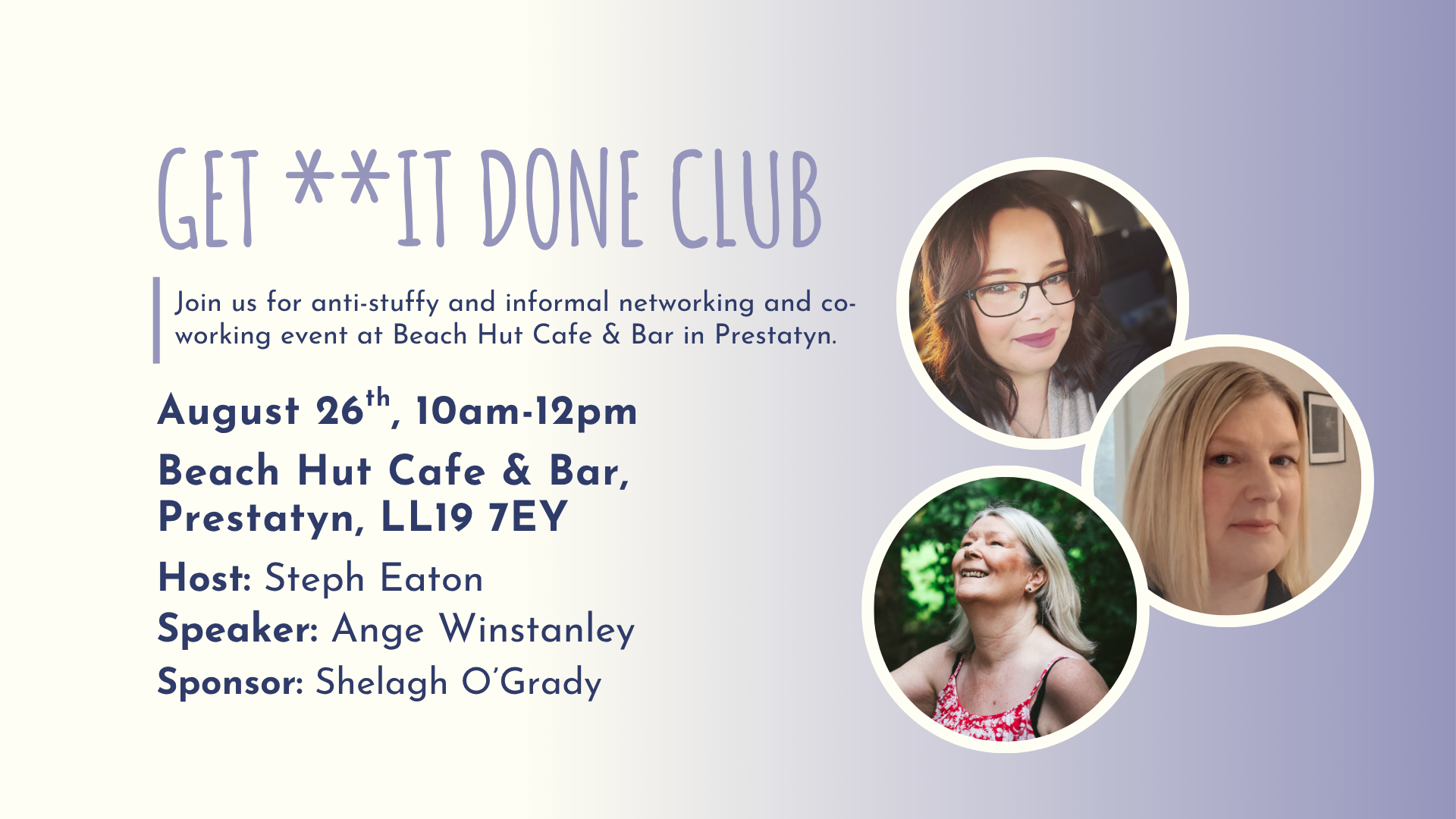 GET **IT DONE CLUB Prestatyn - August
