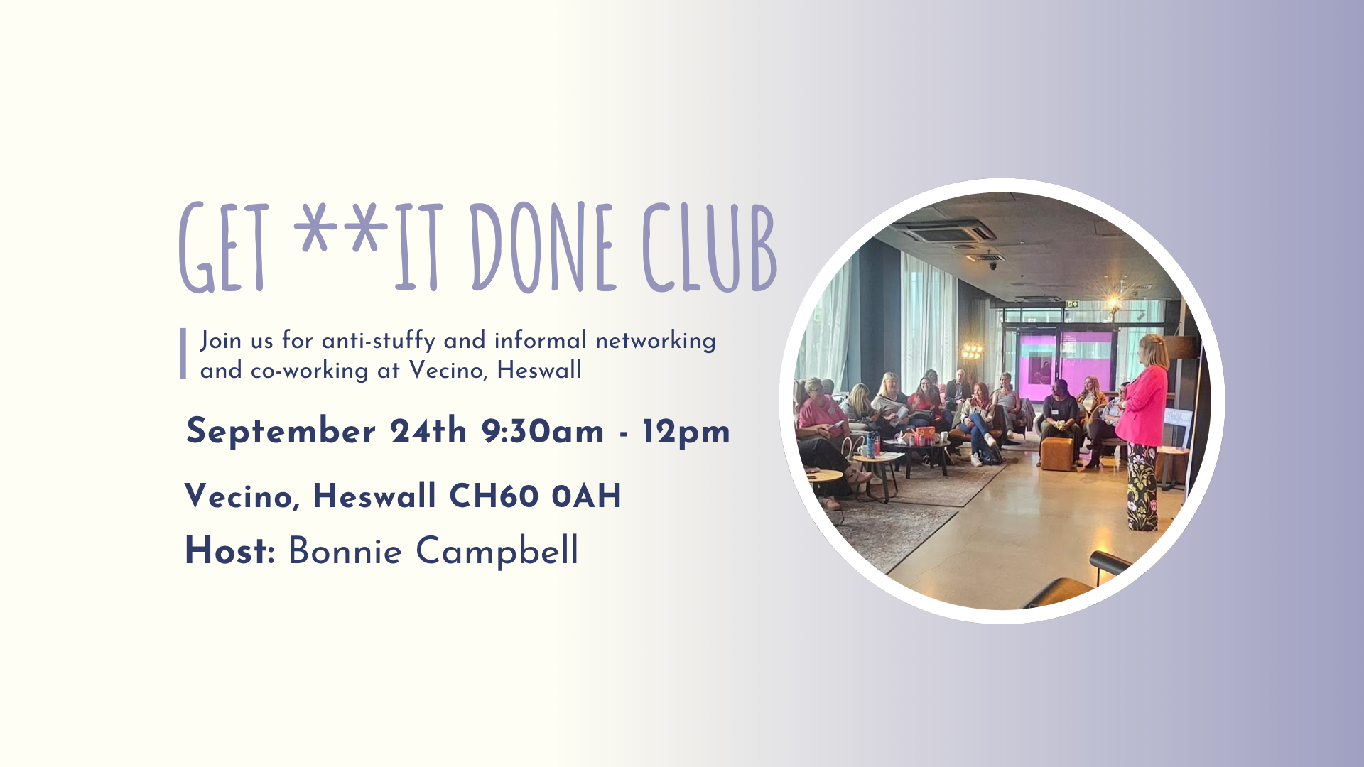 GET **IT DONE CLUB Heswall September