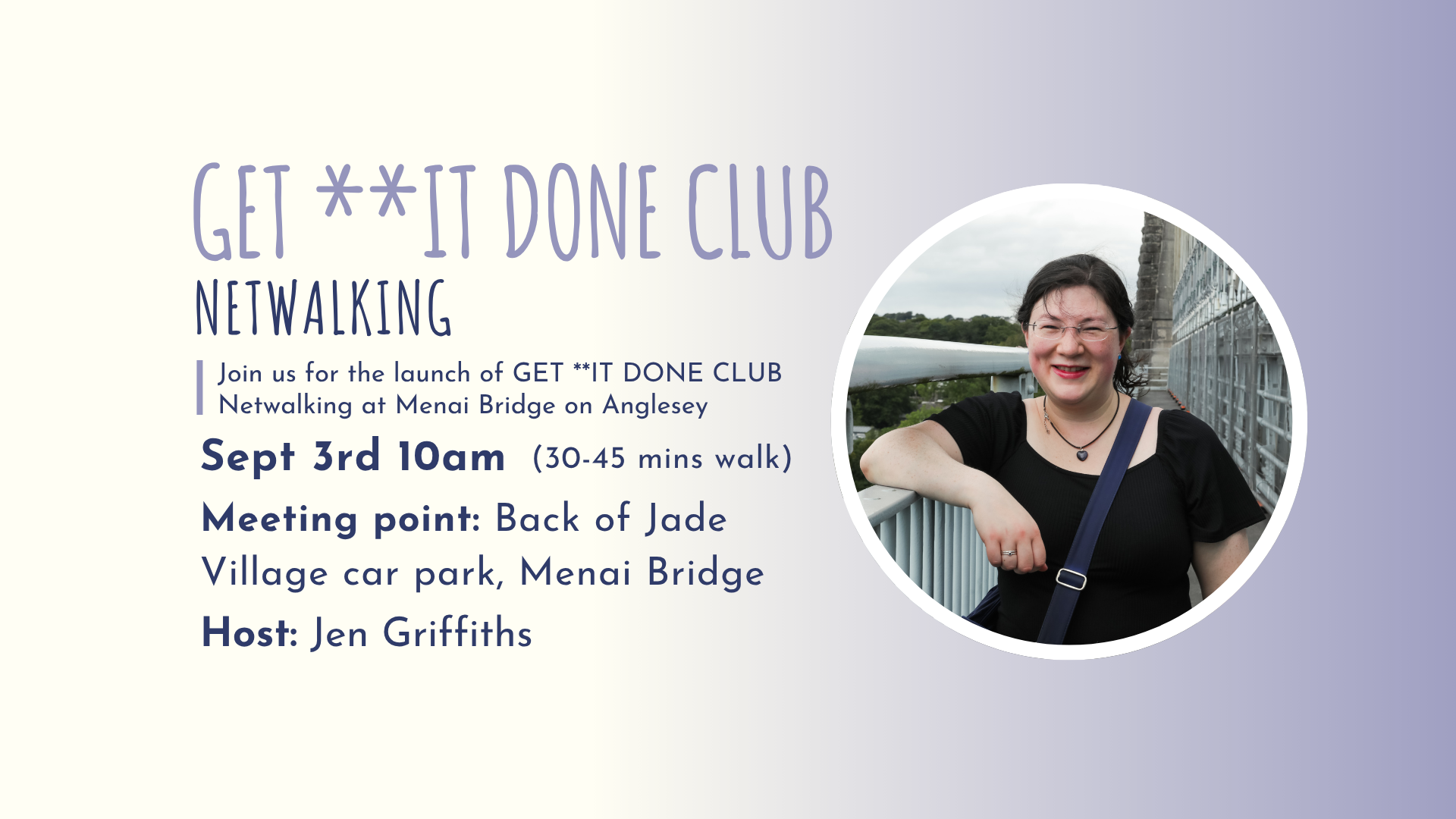 GET **IT DONE CLUB Anglesey NETWALKING - September