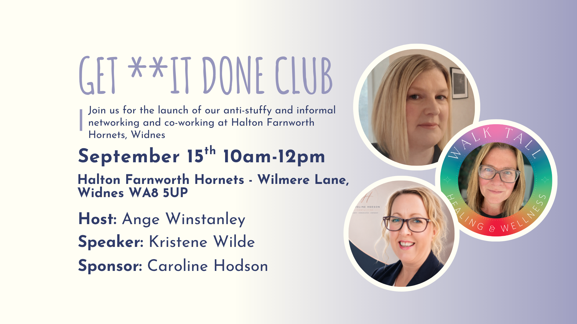 GET **IT DONE CLUB Widnes - September