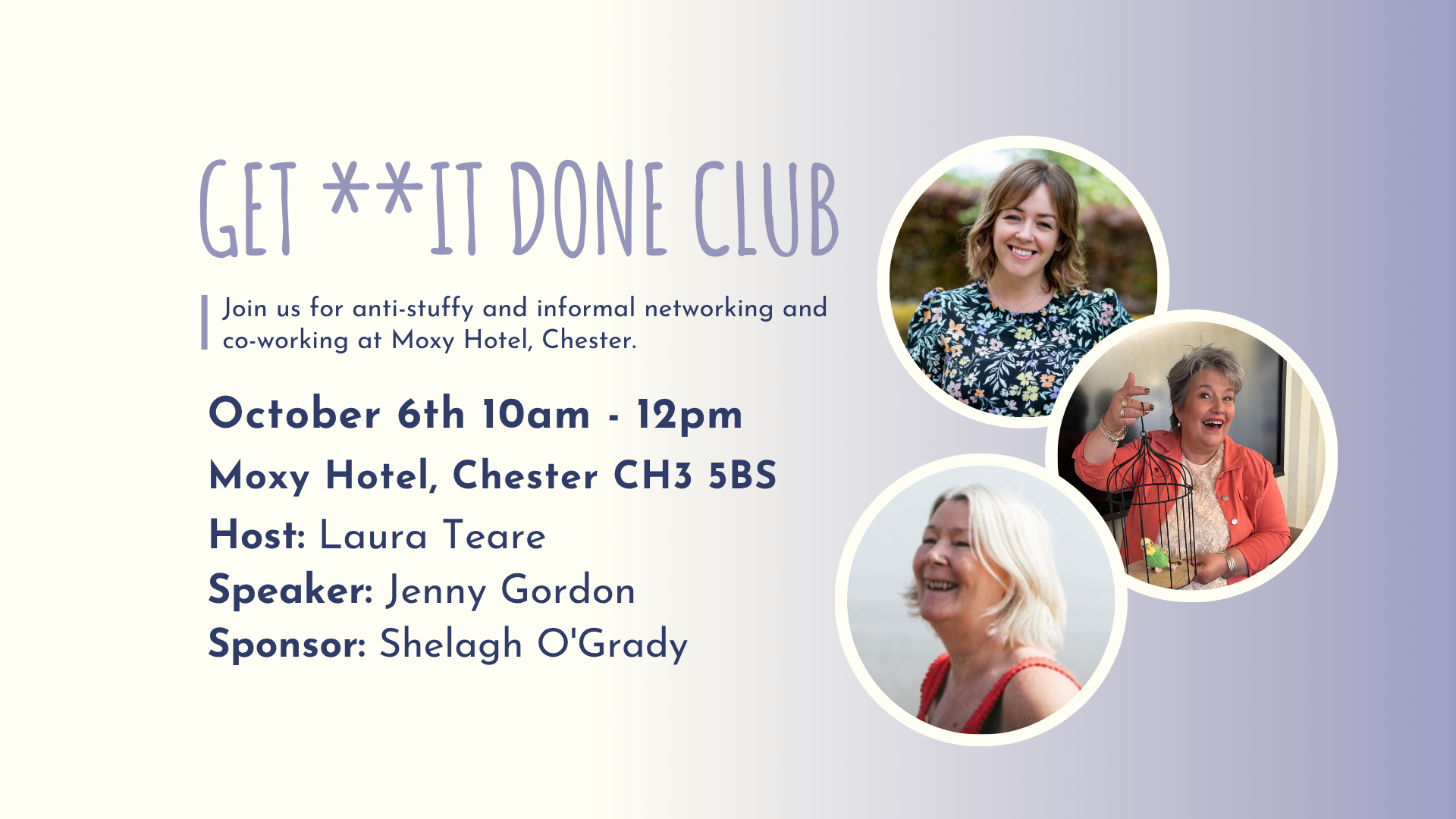 GET **IT DONE CLUB CHESTER - October