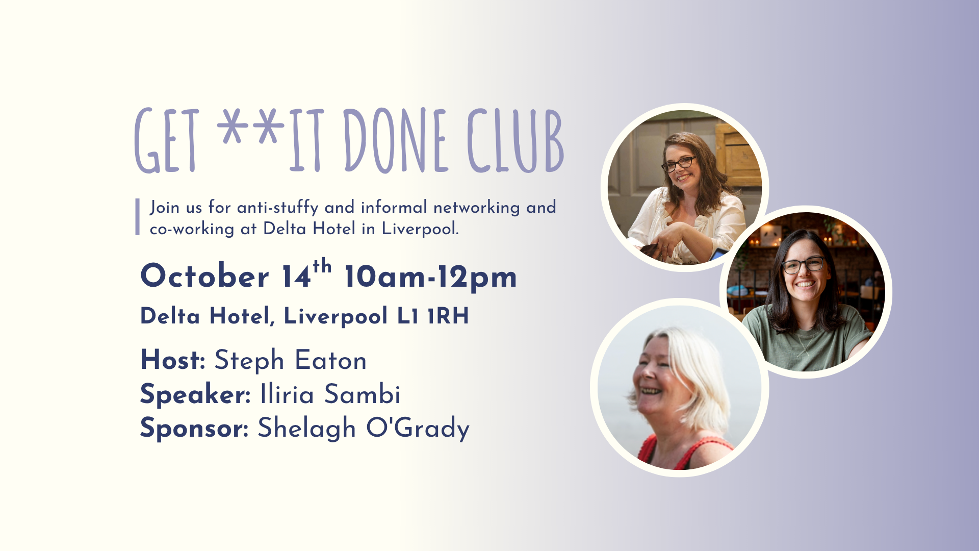 GET **IT DONE CLUB Liverpool - October