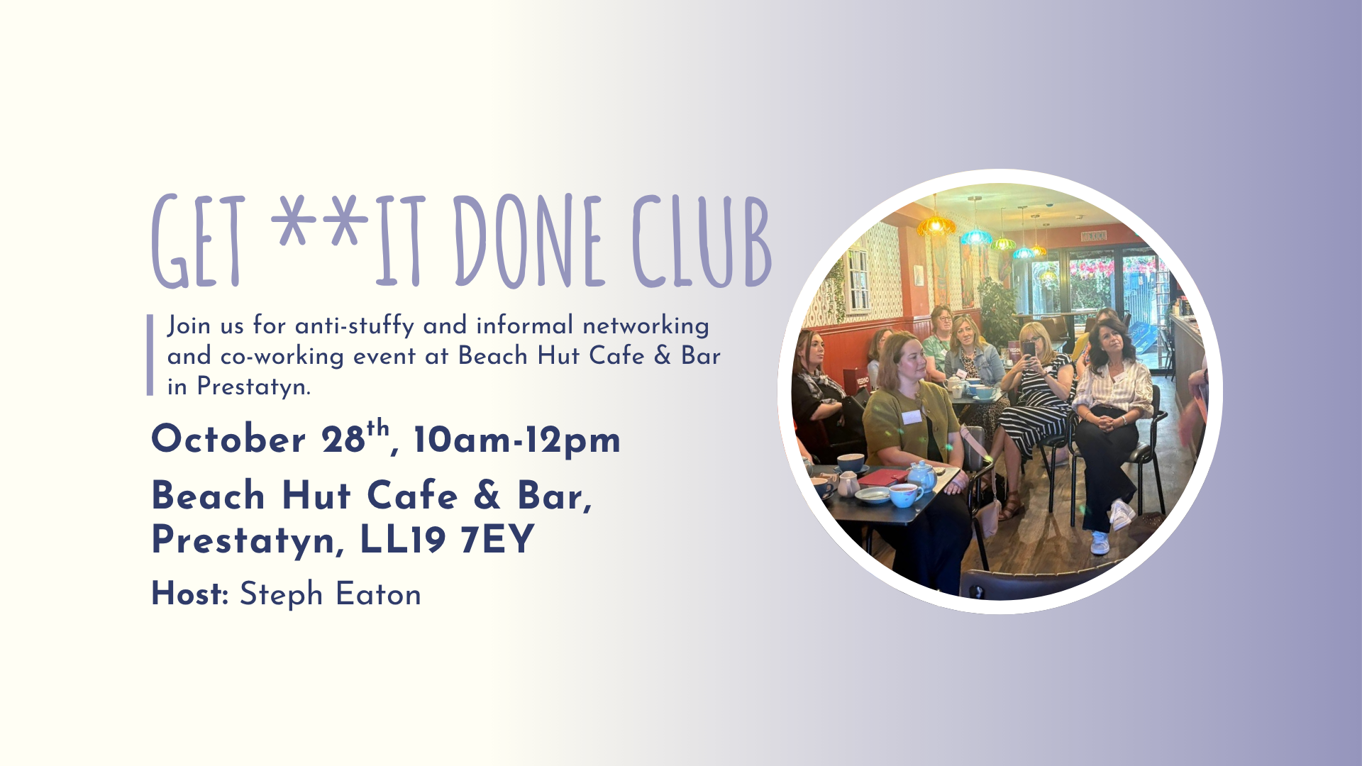 GET **IT DONE CLUB Prestatyn - October