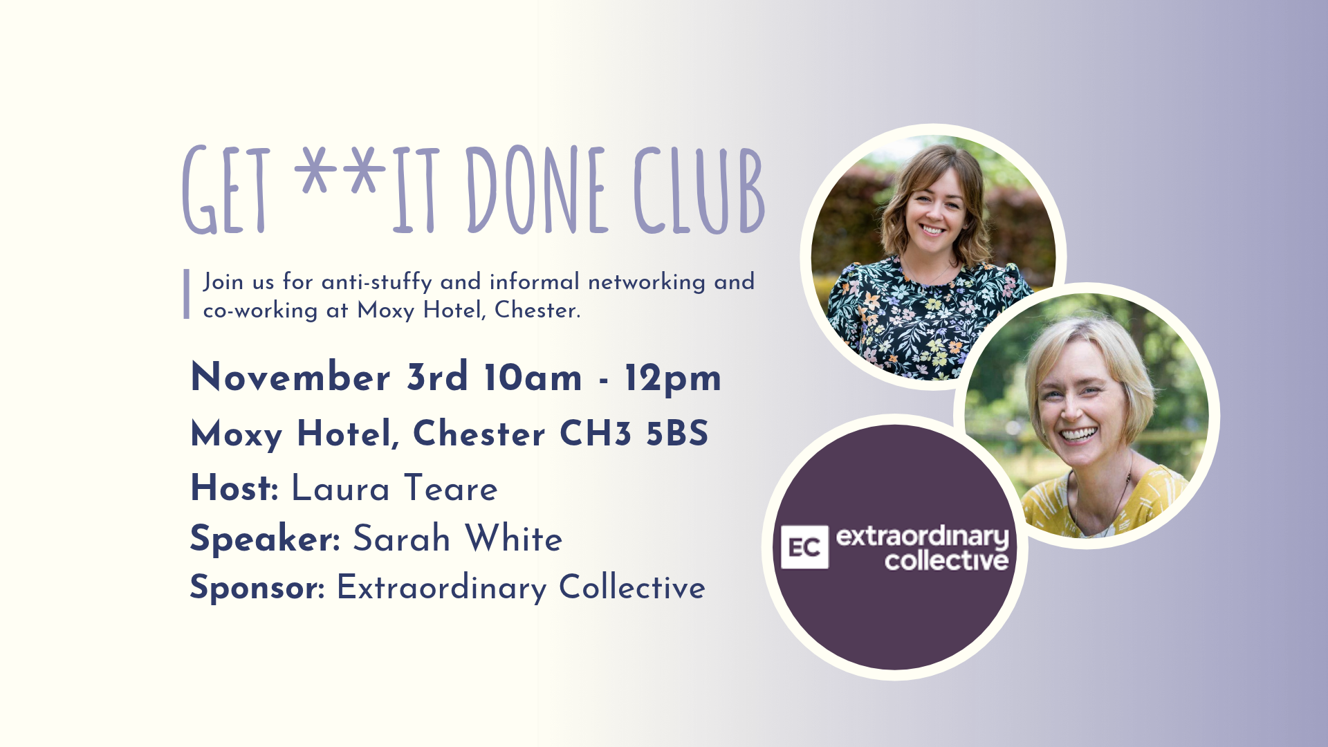 GET **IT DONE CLUB CHESTER - november