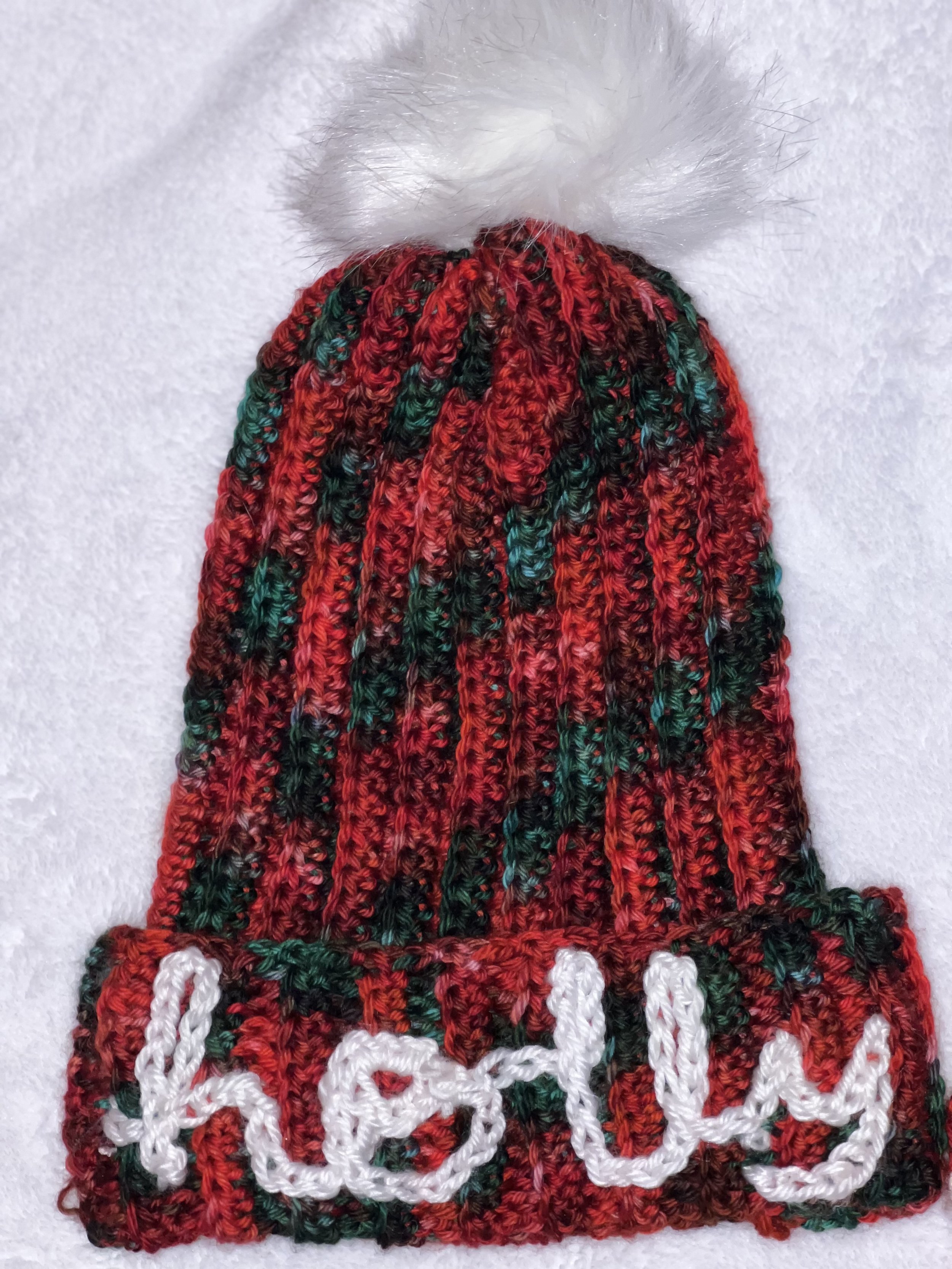 Christmas Holly Hat
