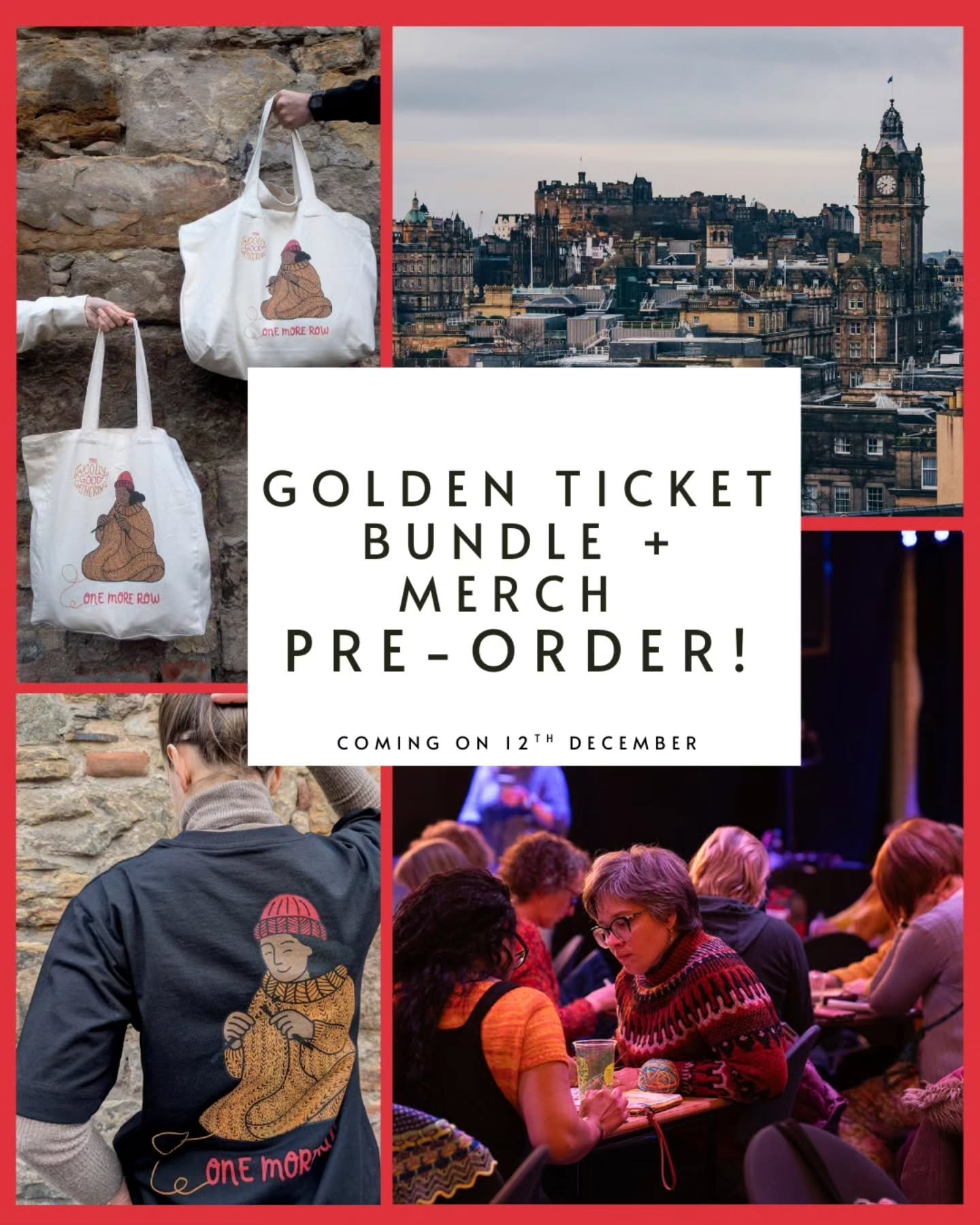 ✨ Golden Ticket Bundle + Merch Pre-Order! ✨

We&rsquo;re delighted to share some very exciting news with our woolly community 💛 Alongside our upcoming merch pre-order, we&rsquo;re releasing a limited-edition Golden Ticket Bundle &mdash; and we can&r