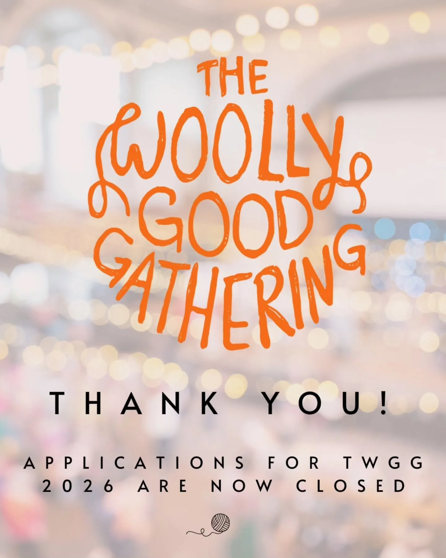 🌿 Thank you to everyone who applied to The Woolly Good Gathering 2026. 🌿

We were overwhelmed by the care, creativity, and thought that went into the applications we received &mdash; from vendors, designers, teachers, speakers, and pop-up stalls al