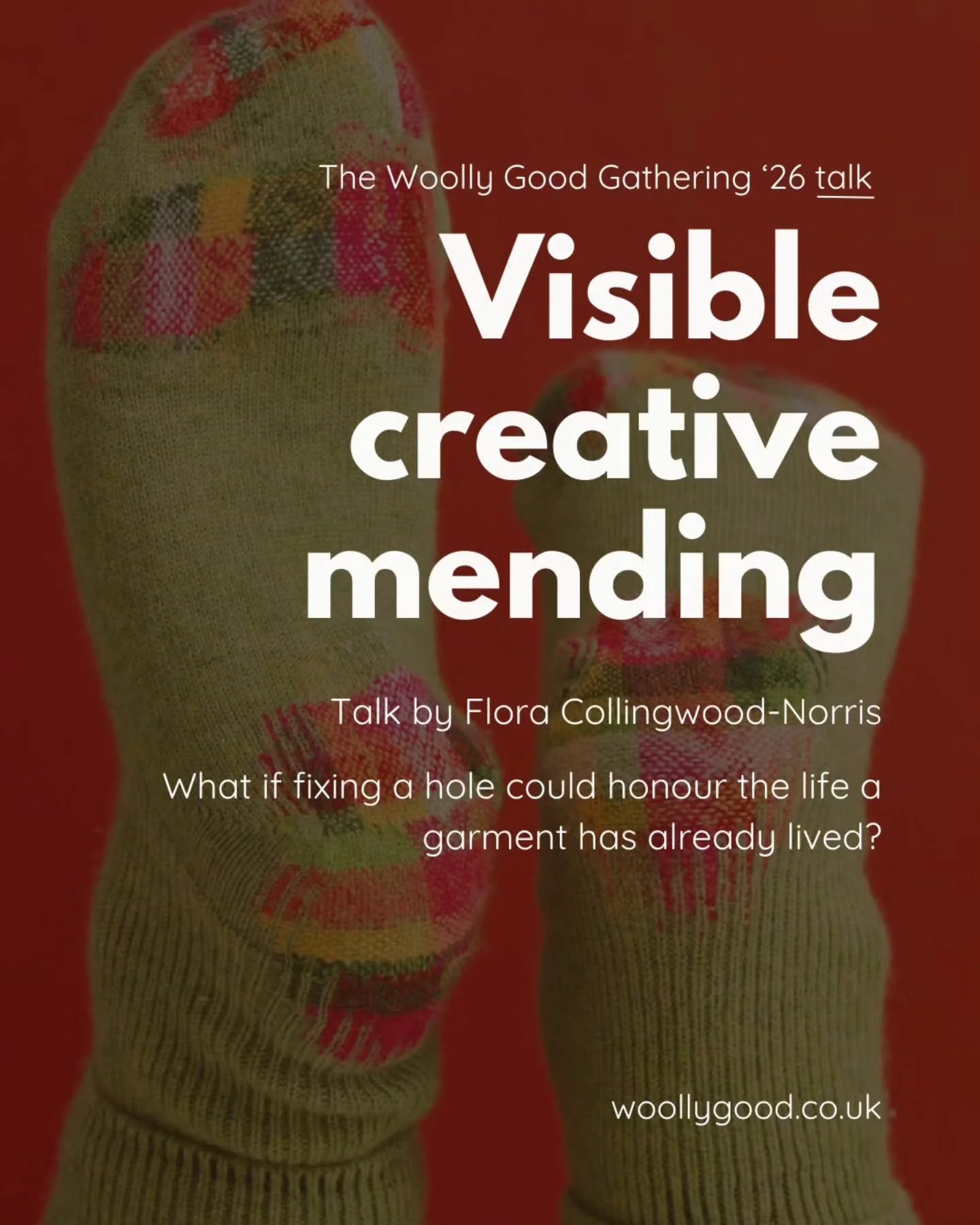 ✨ Let's visit The Woolly Good Gathering '26 Talks 😍

Some garments carry more than fibre.They carry hands, moments, and memories...

We&rsquo;re so pleased to announce Flora Collingwood-Norris @collingwoodnorris @visible_creative_mending as part of 