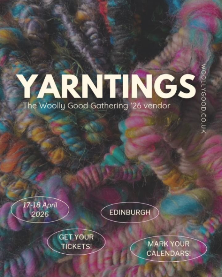 🧶The Woolly Good Gathering &rsquo;26 Vendor🔆

💜YarnTings @charmaine_yarntings
A bold, joyous celebration of colour and texture.

Charmaine dyes luxurious, unusual yarns and fibres for spinning &mdash; pure silk, camel and silk, yak and silk blends