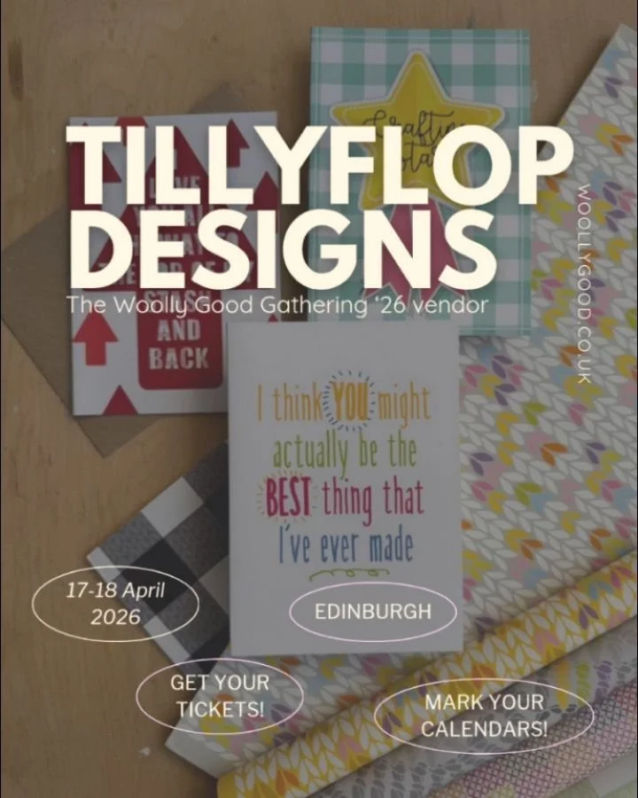 🧶The Woolly Good Gathering &rsquo;26 Vendor🔆

✨ TillyFlop Designs @julietillyflop

TillyFlop Designs is built on a simple love of words, yarn, colour and a good sense of humour.

What began as a range of greeting cards has grown into a playful coll