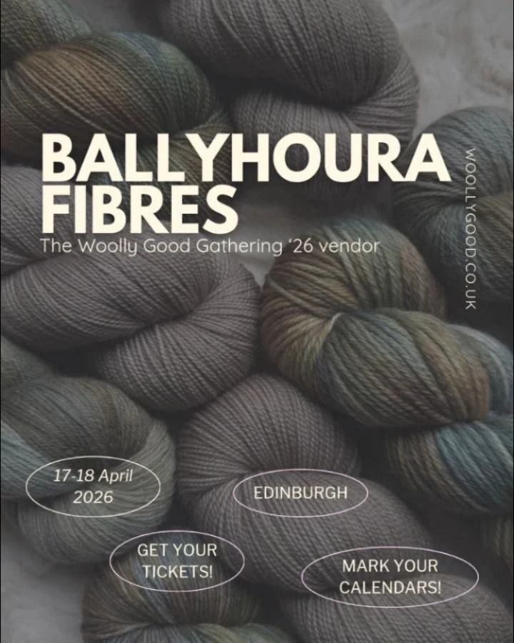 🧶The Woolly Good Gathering &rsquo;26 Vendor🔆

✨ Ballyhoura Fibre @ballyhourafibres

Founded in 2021 in County Limerick, Ireland, Ballyhoura Fibres is the colourful creation of Cierra, who began hand-dyeing yarn out of pure curiosity for the process